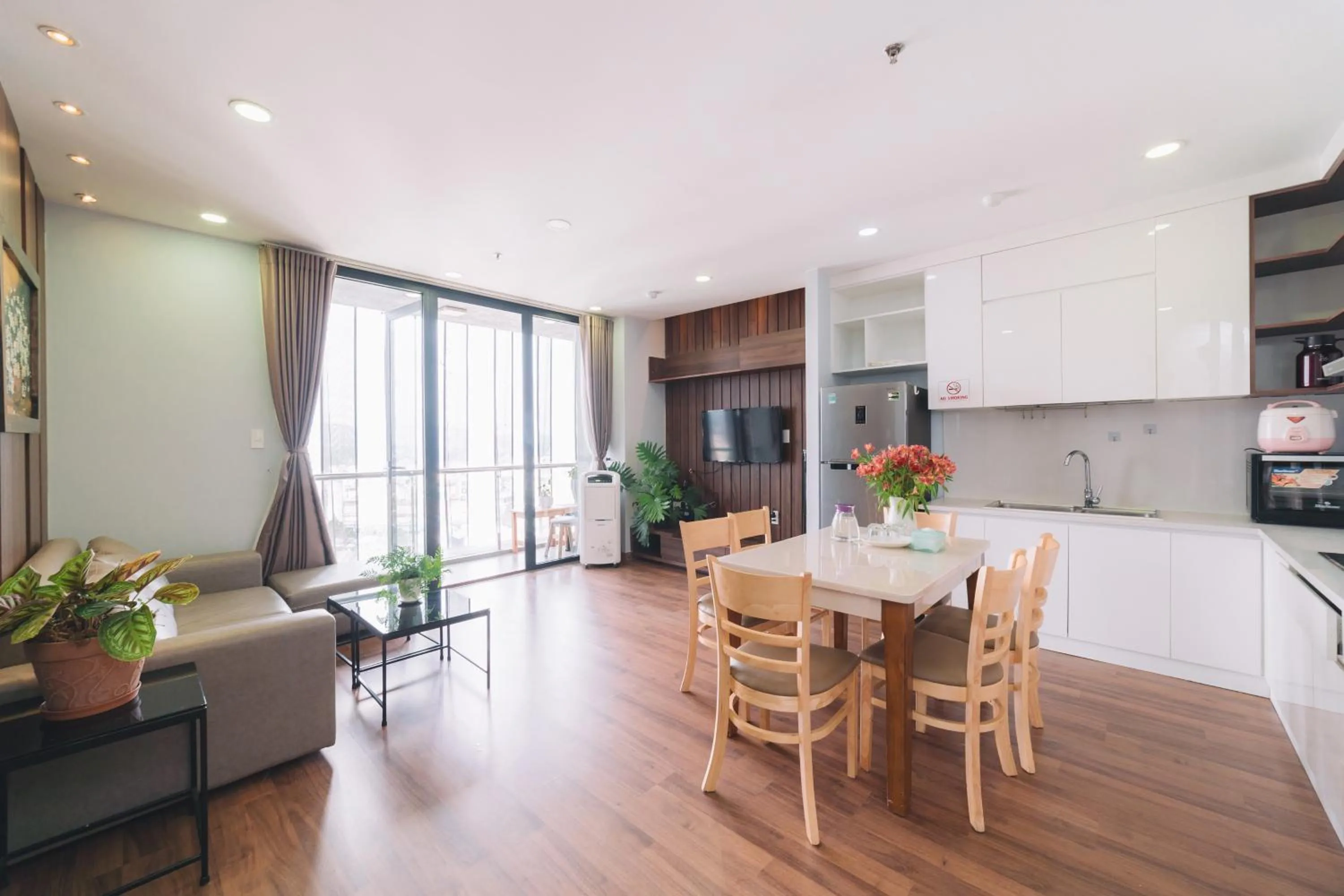 Kitchen or kitchenette in Dalat Center Residence