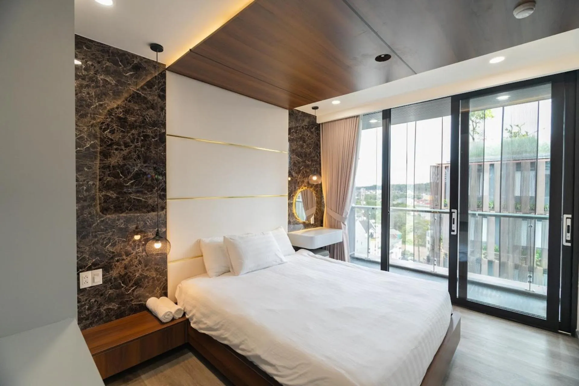 Bed in Dalat Center Residence