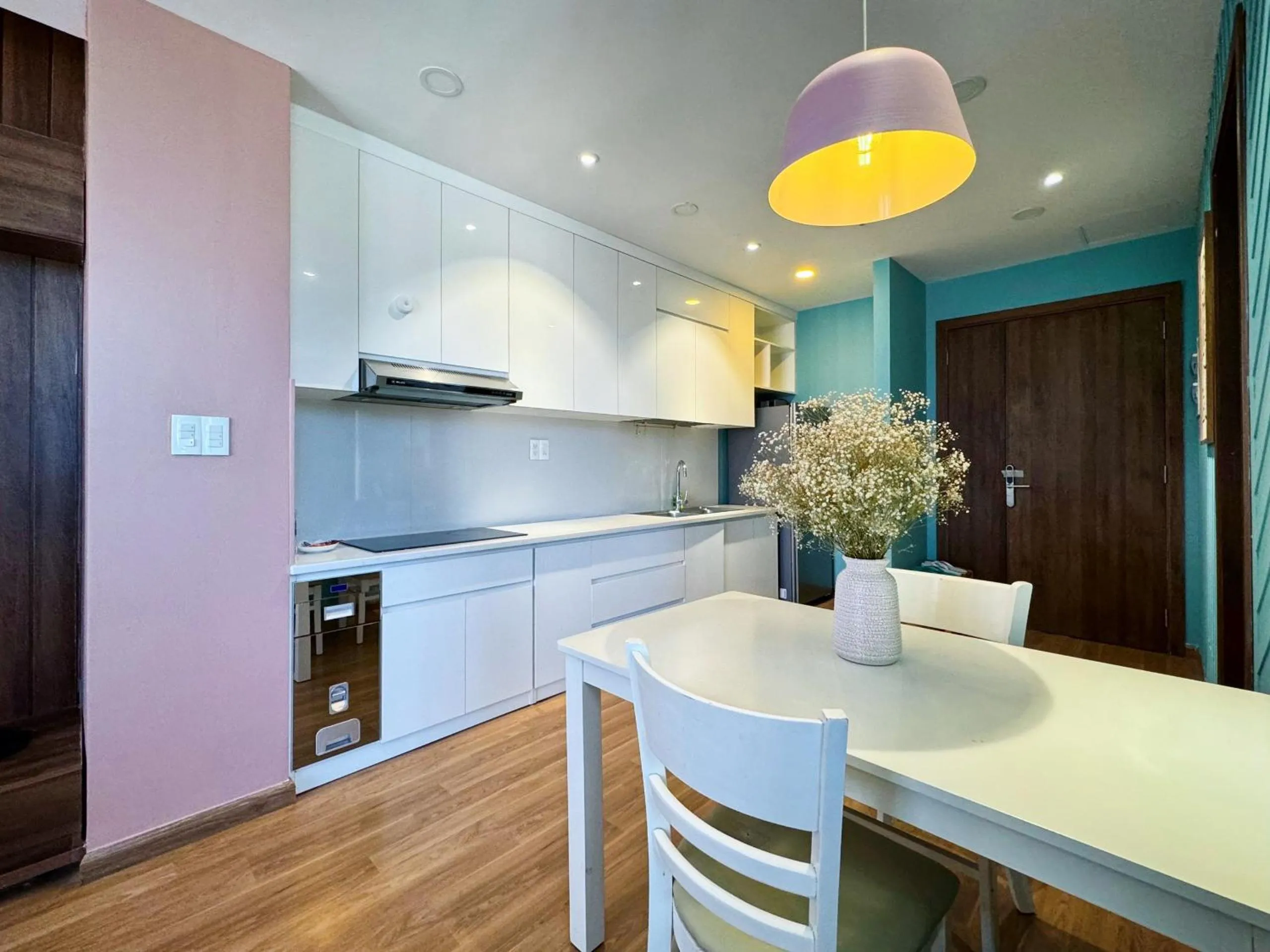 Kitchen or kitchenette in Dalat Center Residence