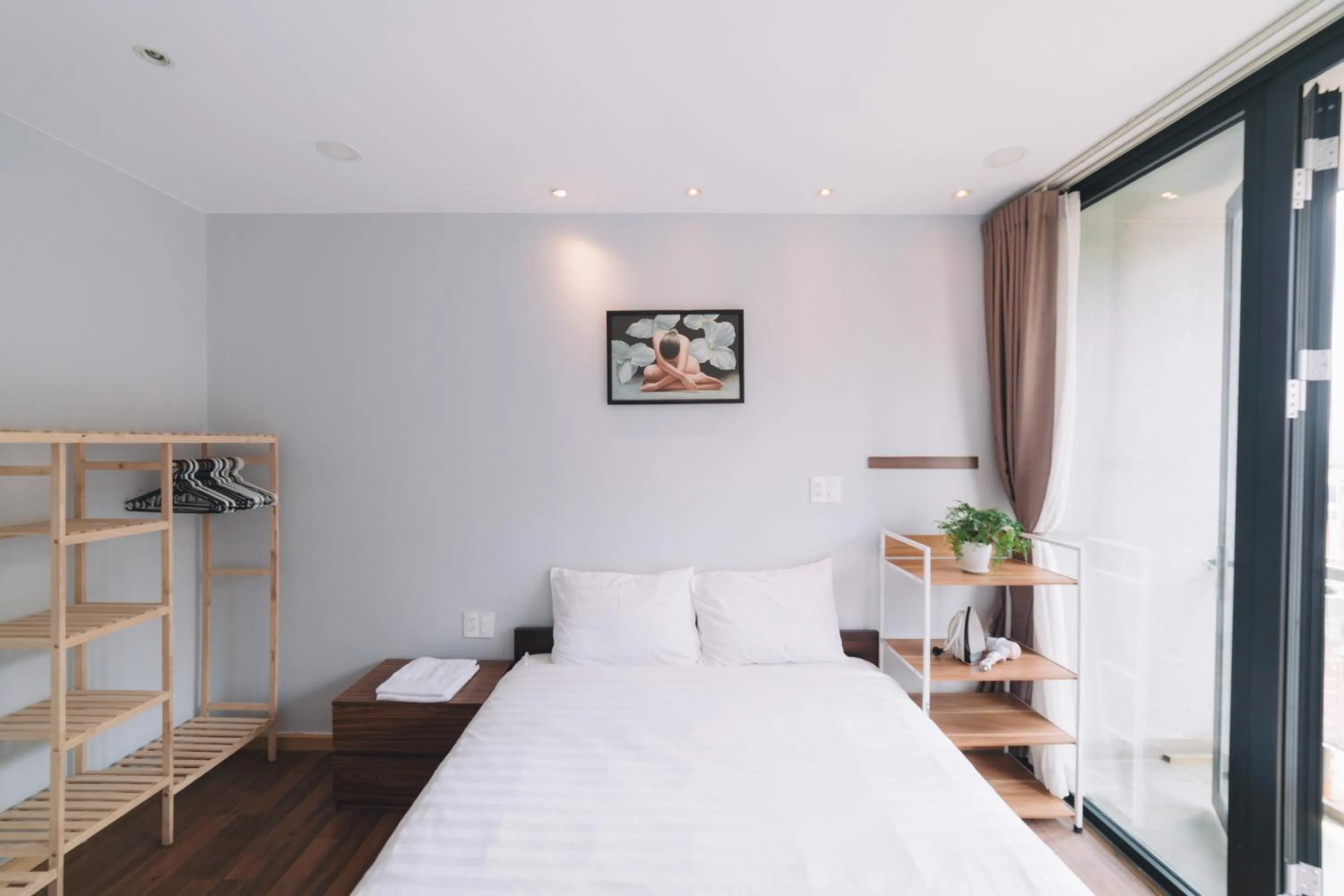 Photo of the whole room, Bed in Dalat Center Residence