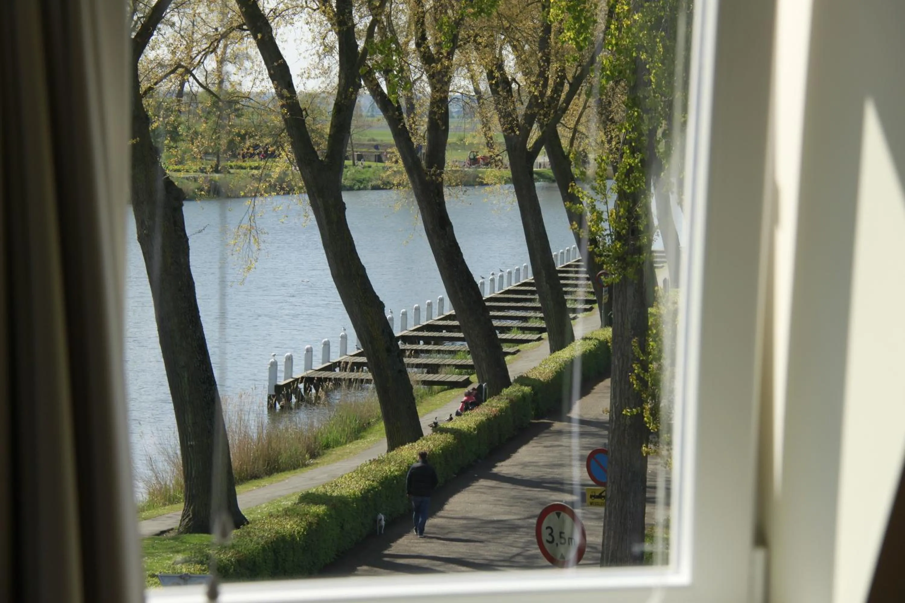 Lake view in Hotel Sanders de Paauw