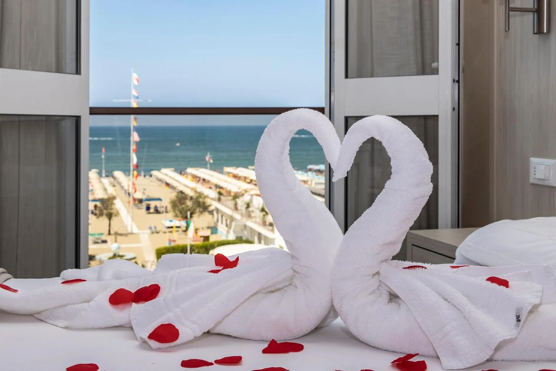 Bed in Hotel Biagi & Residence