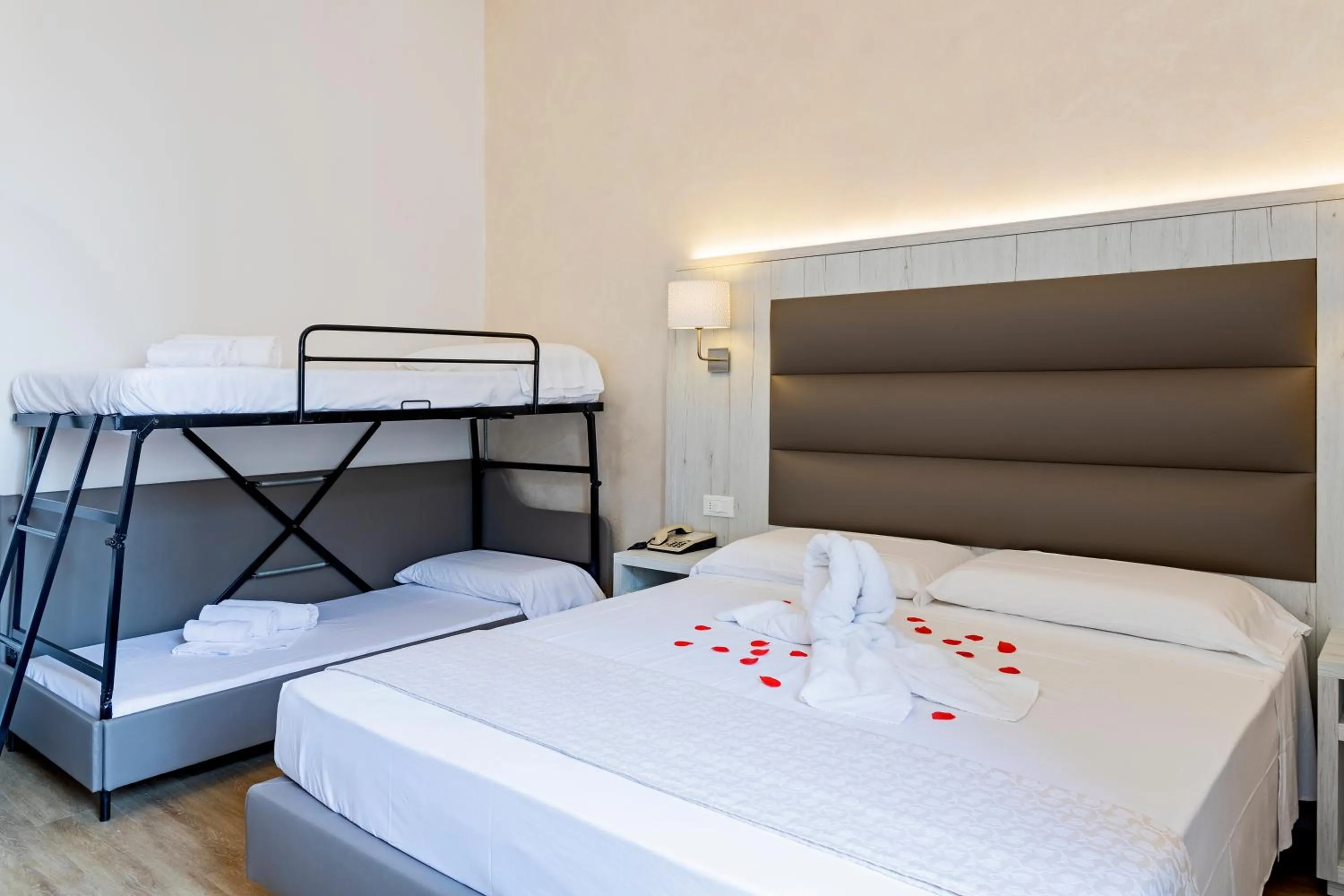 Photo of the whole room, Bed in Hotel Biagi & Residence