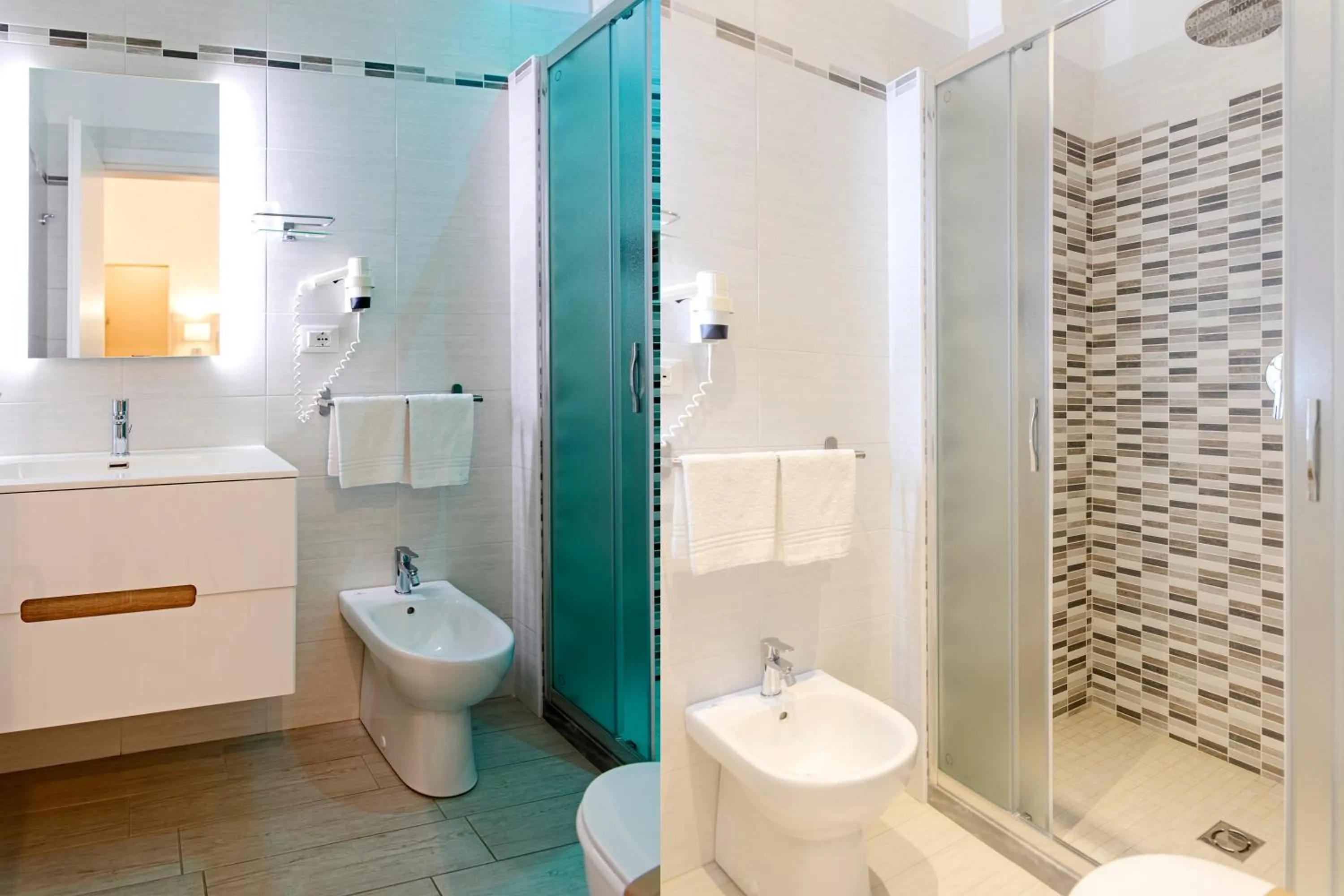 Shower in Hotel Biagi & Residence