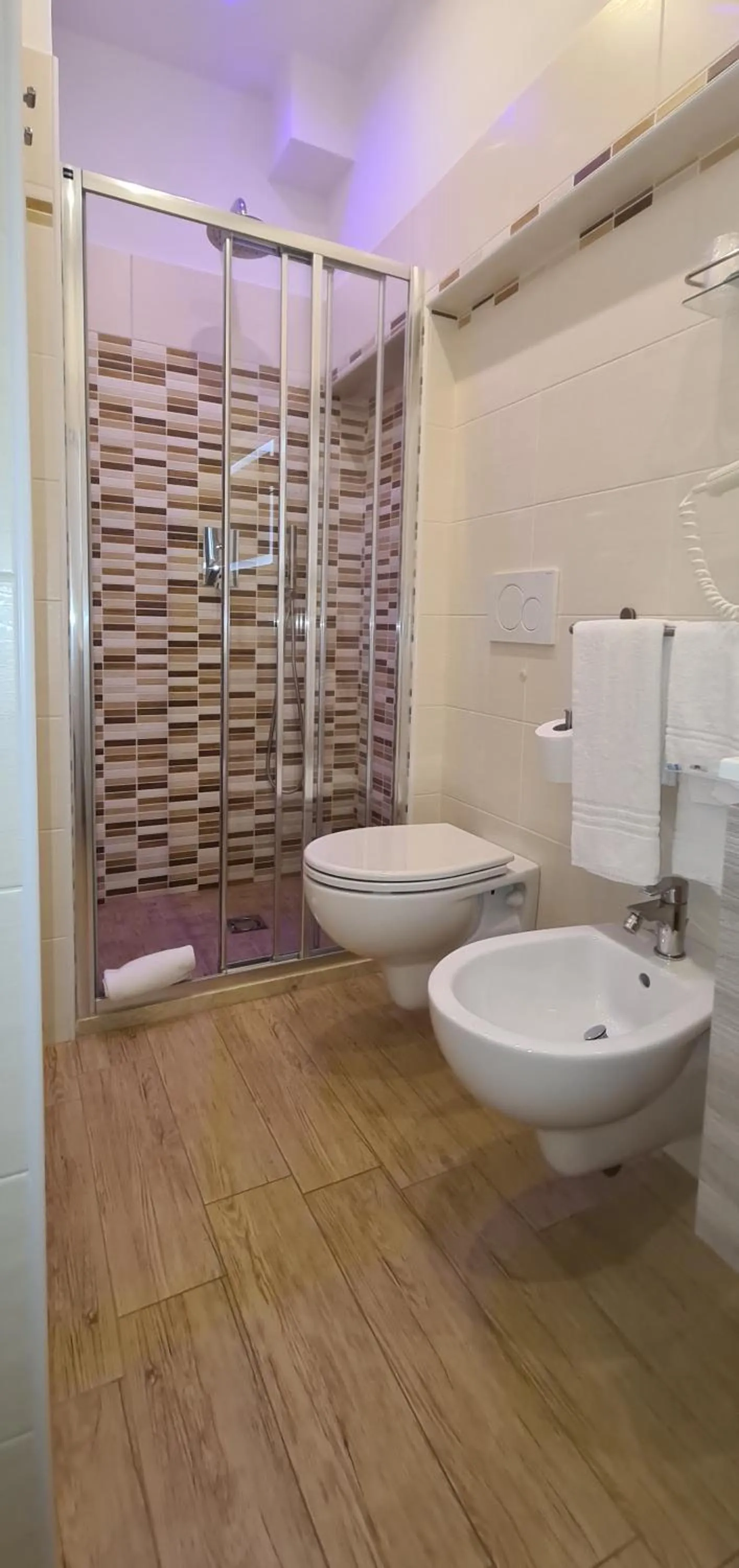 Shower in Hotel Biagi & Residence