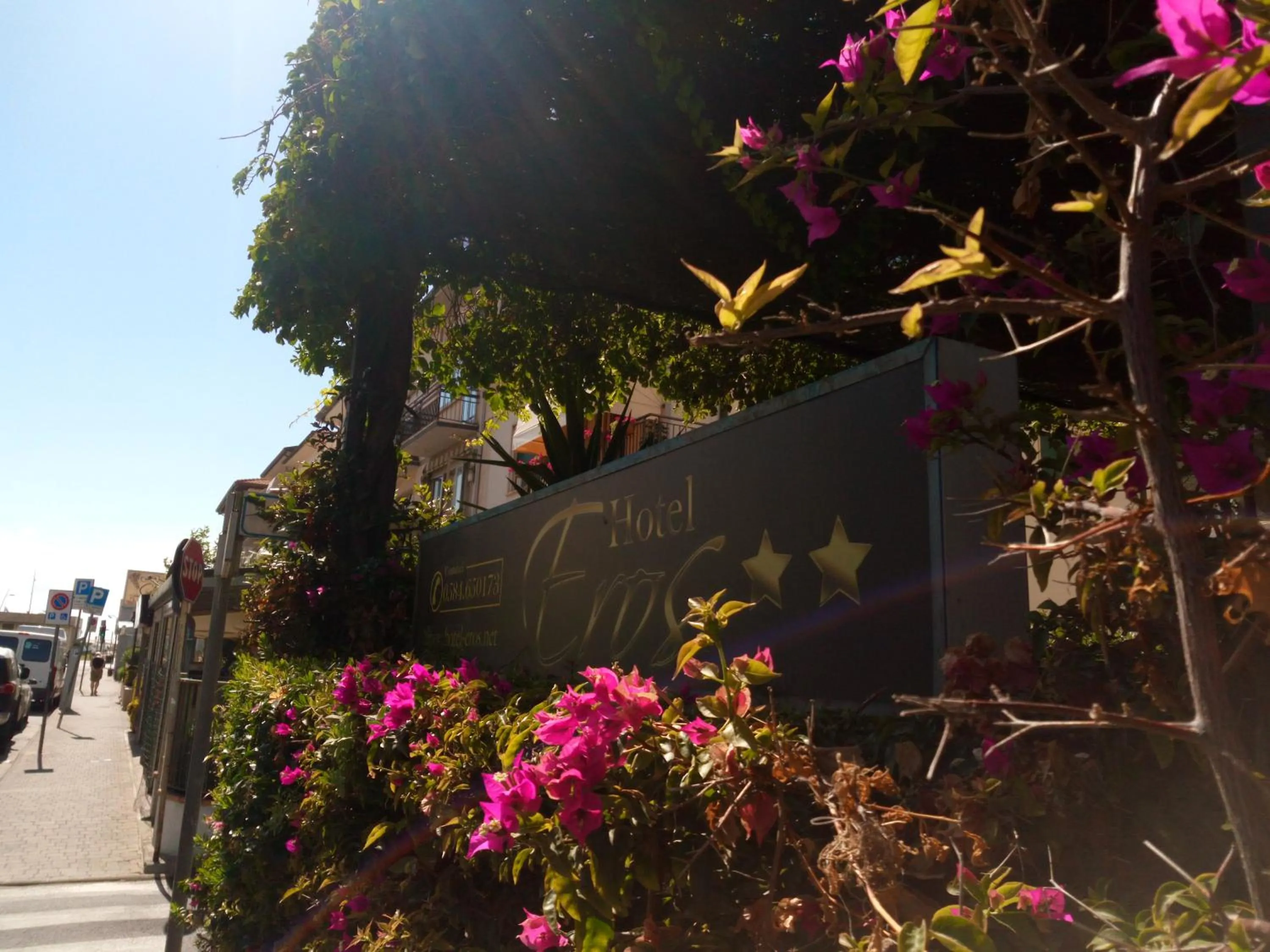 Property logo or sign in Hotel Eros