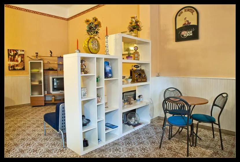 Seating area in Hotel Eros