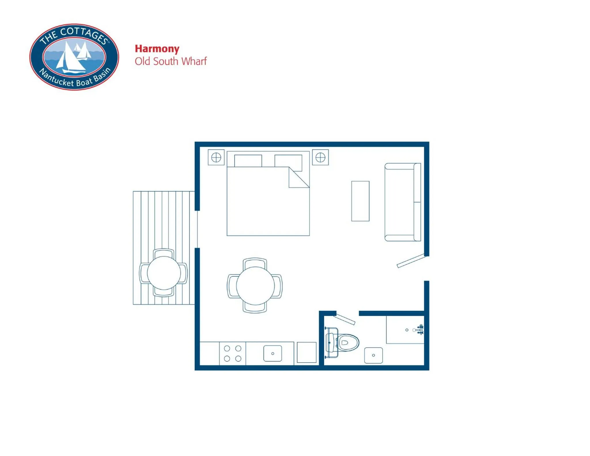 Floor plan in The Cottages & Lofts