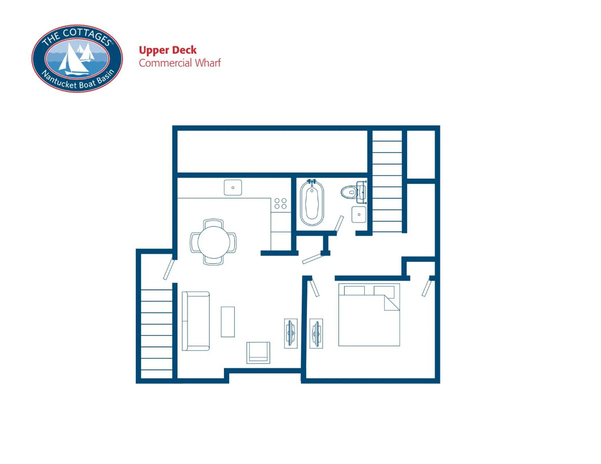Floor plan in The Cottages & Lofts