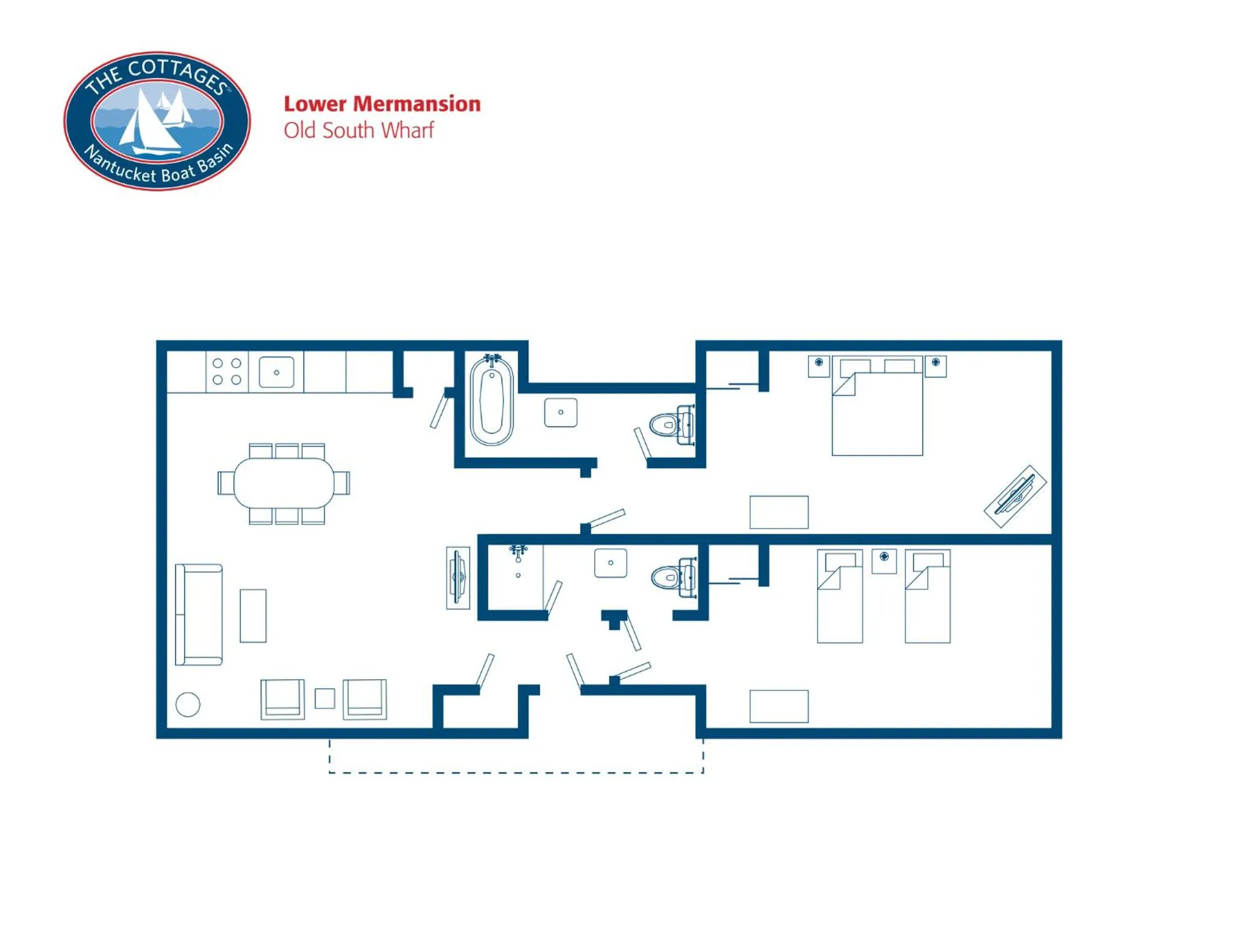 Floor plan in The Cottages & Lofts