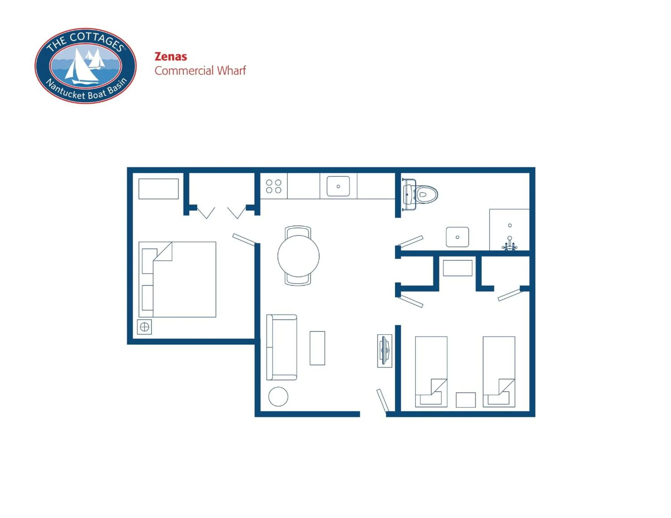 Floor plan in The Cottages & Lofts