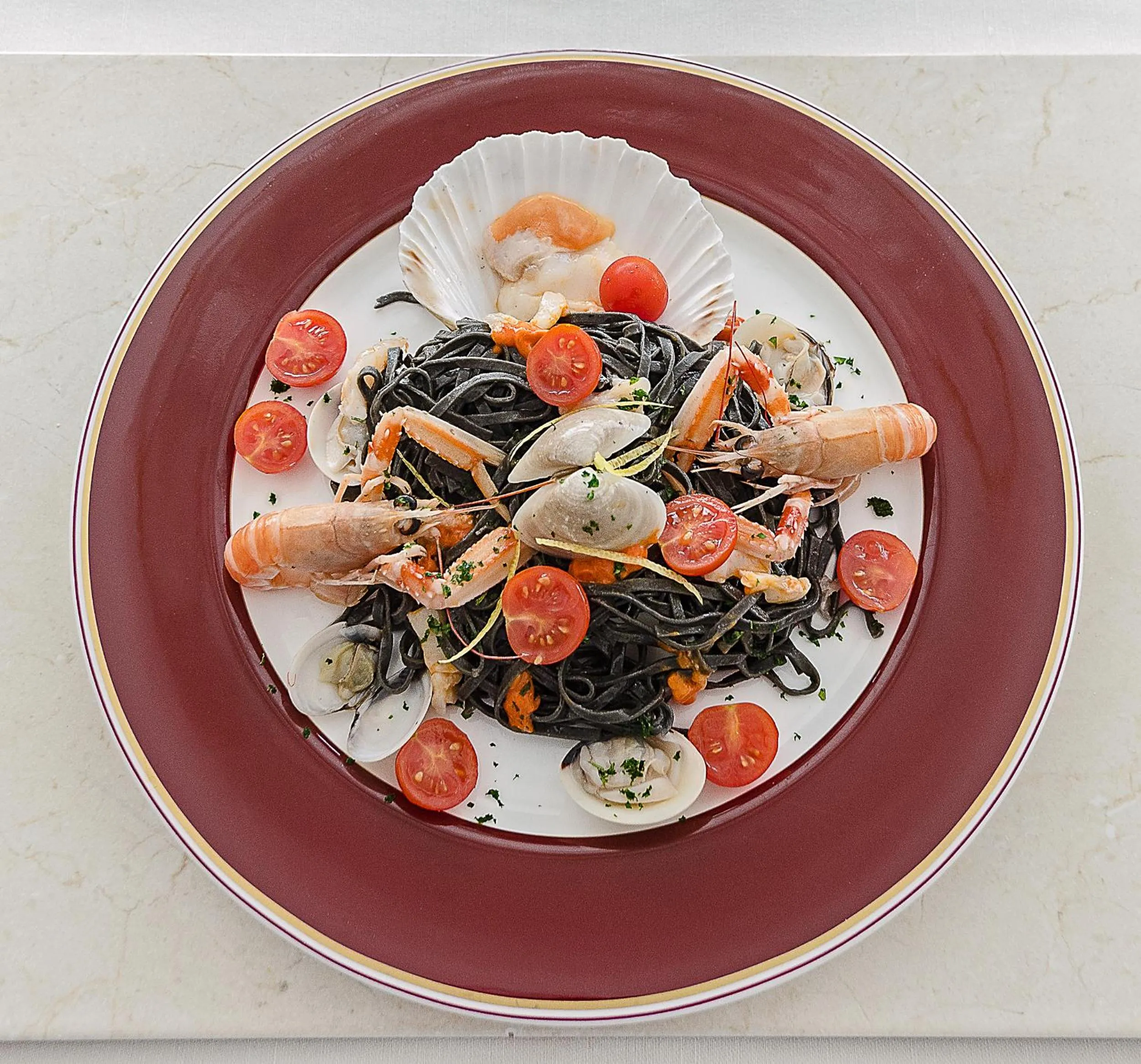 Food and drinks in Hotel Coluccini