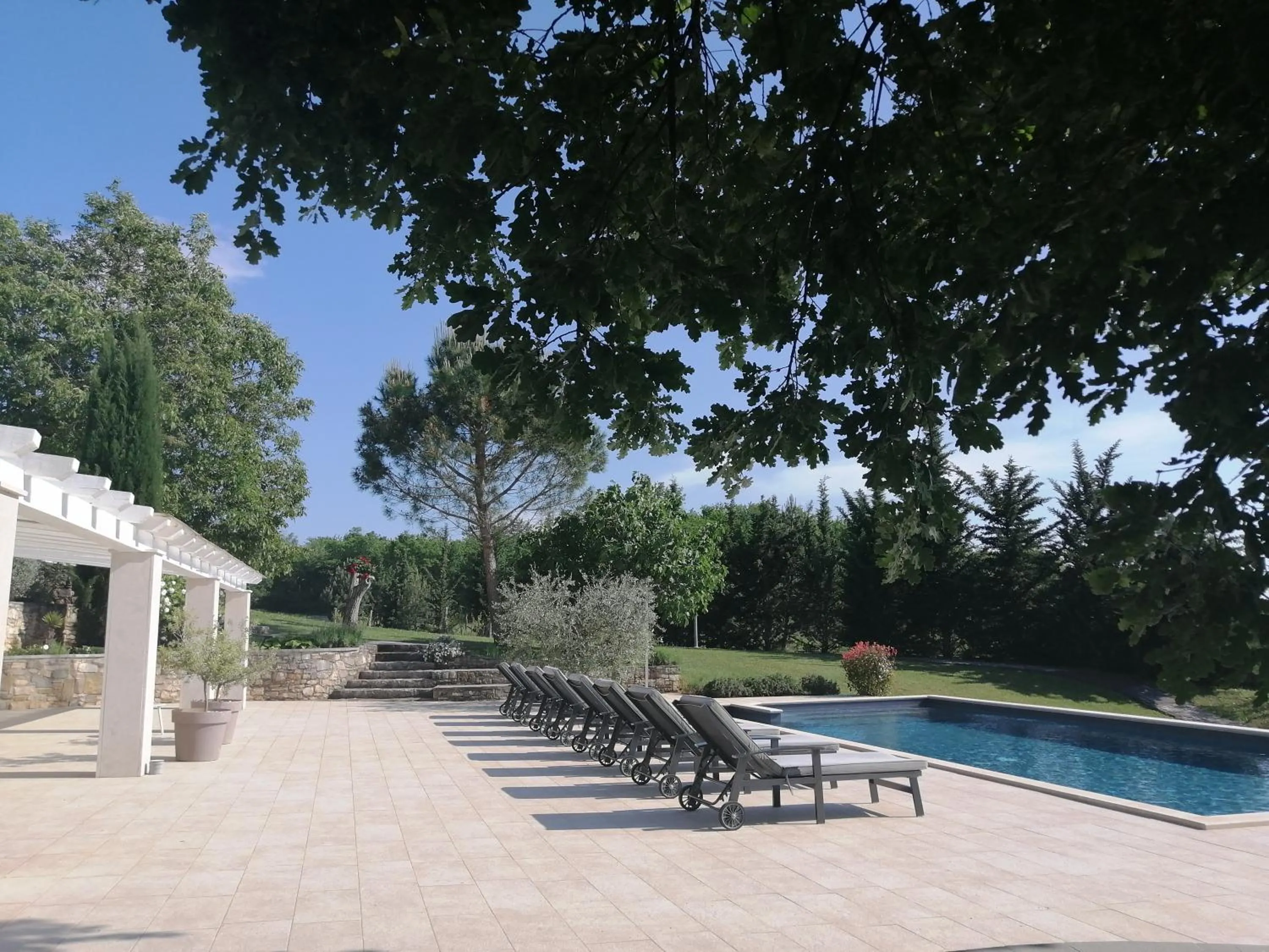 Swimming pool in Rooms Stancija Ruseti
