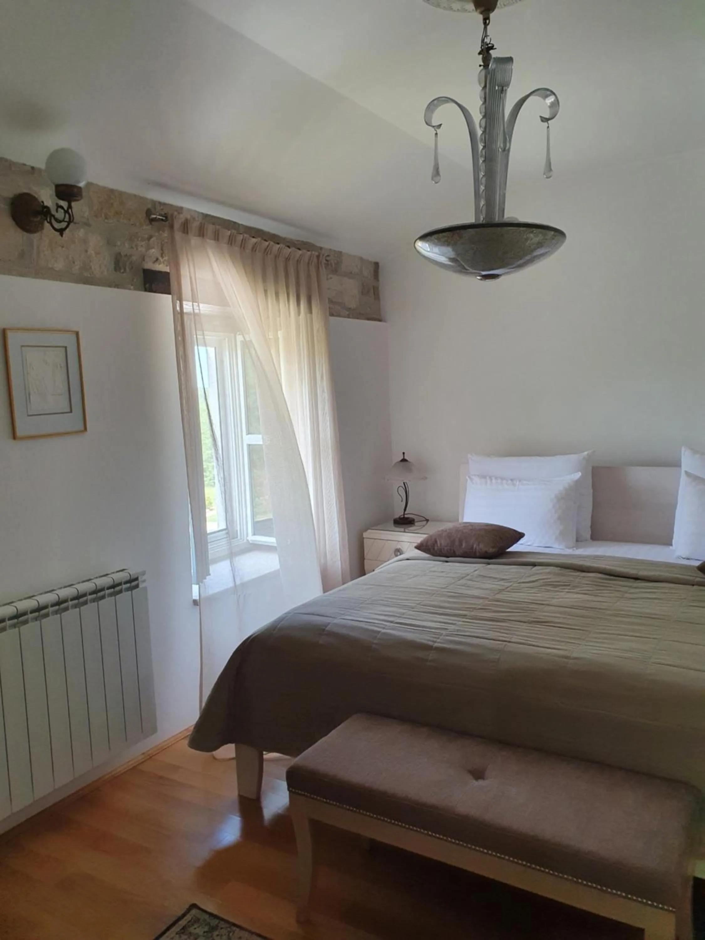 Bedroom, Bed in Rooms Stancija Ruseti