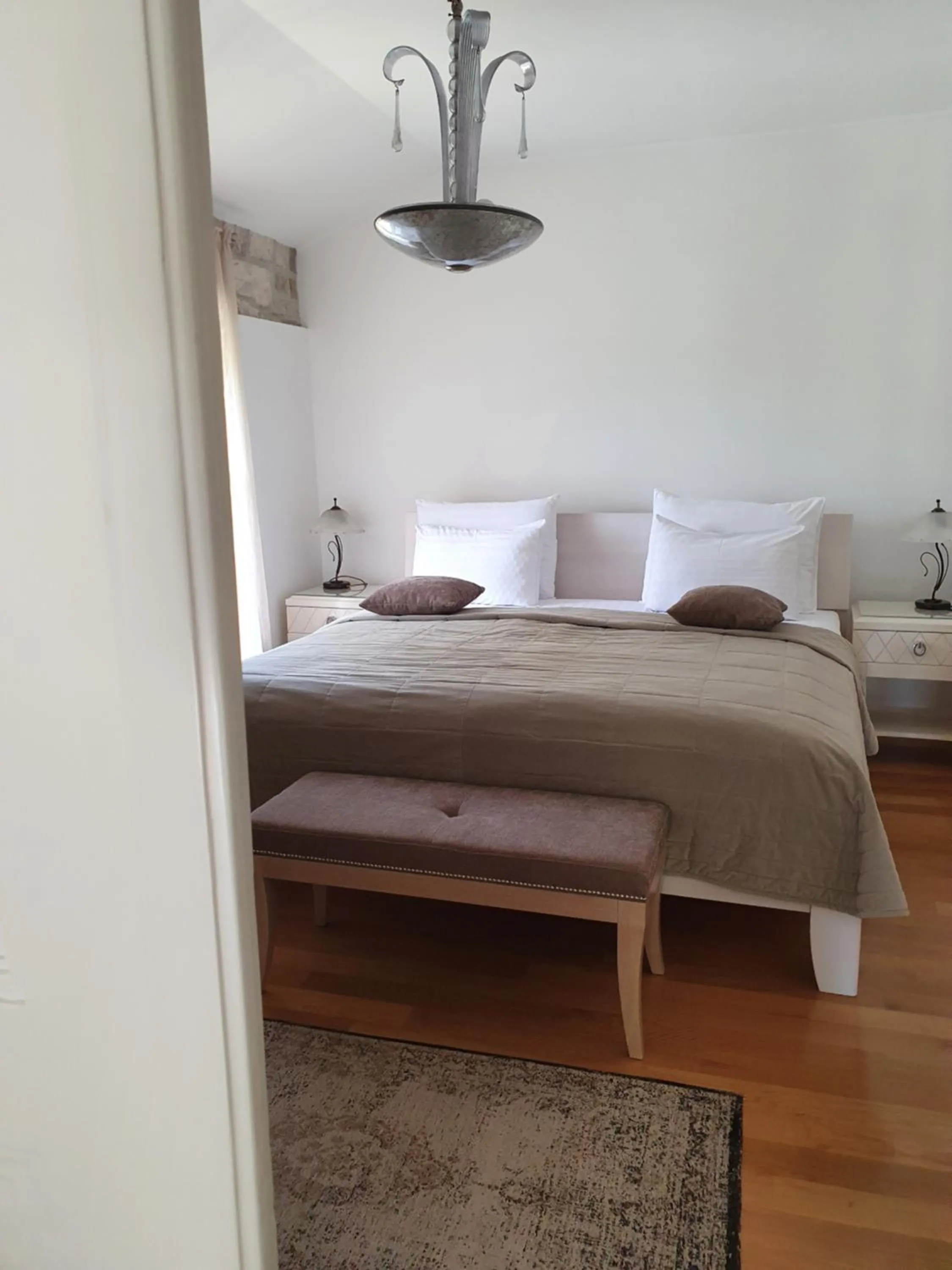 Bedroom, Bed in Rooms Stancija Ruseti
