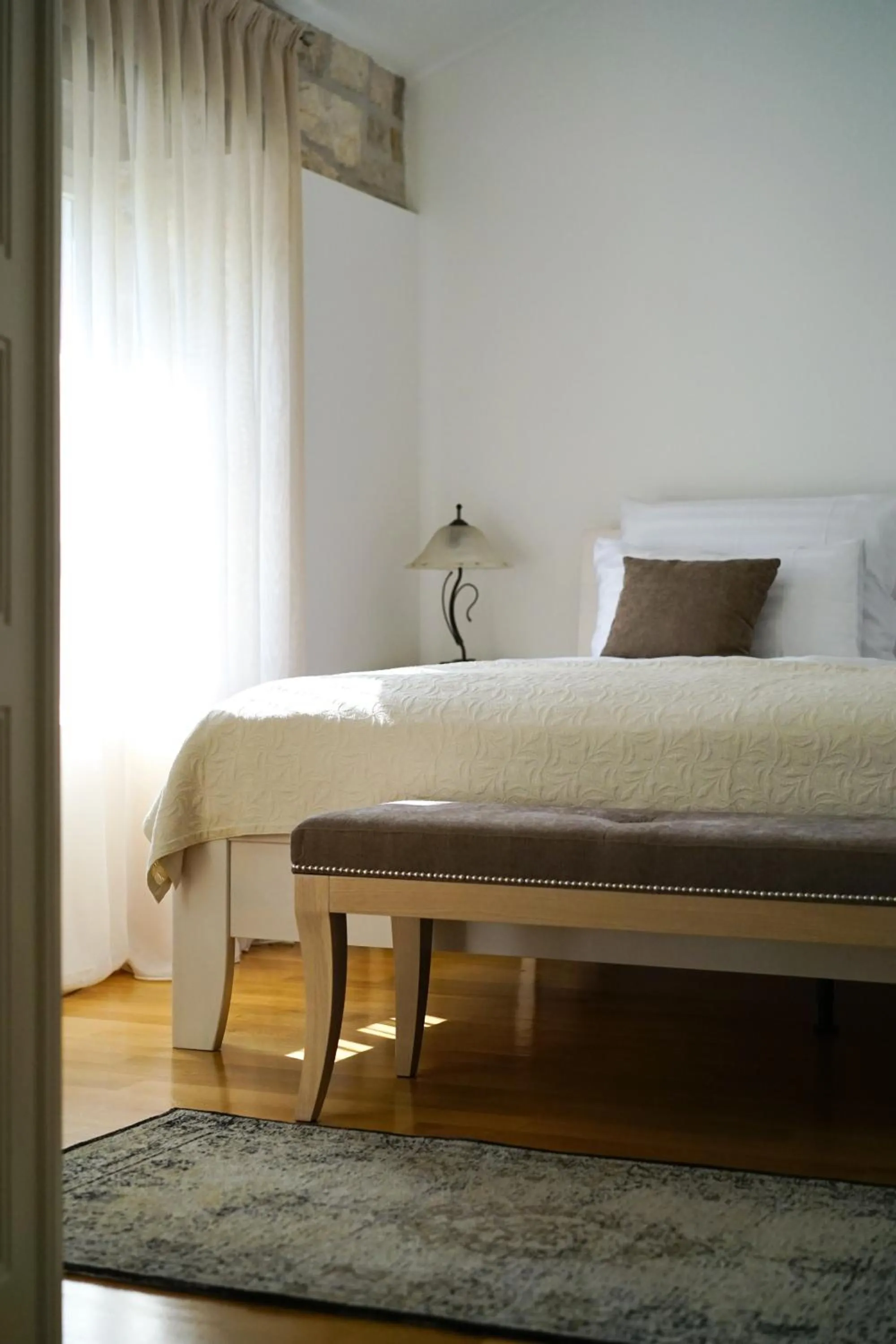 Bedroom, Bed in Rooms Stancija Ruseti