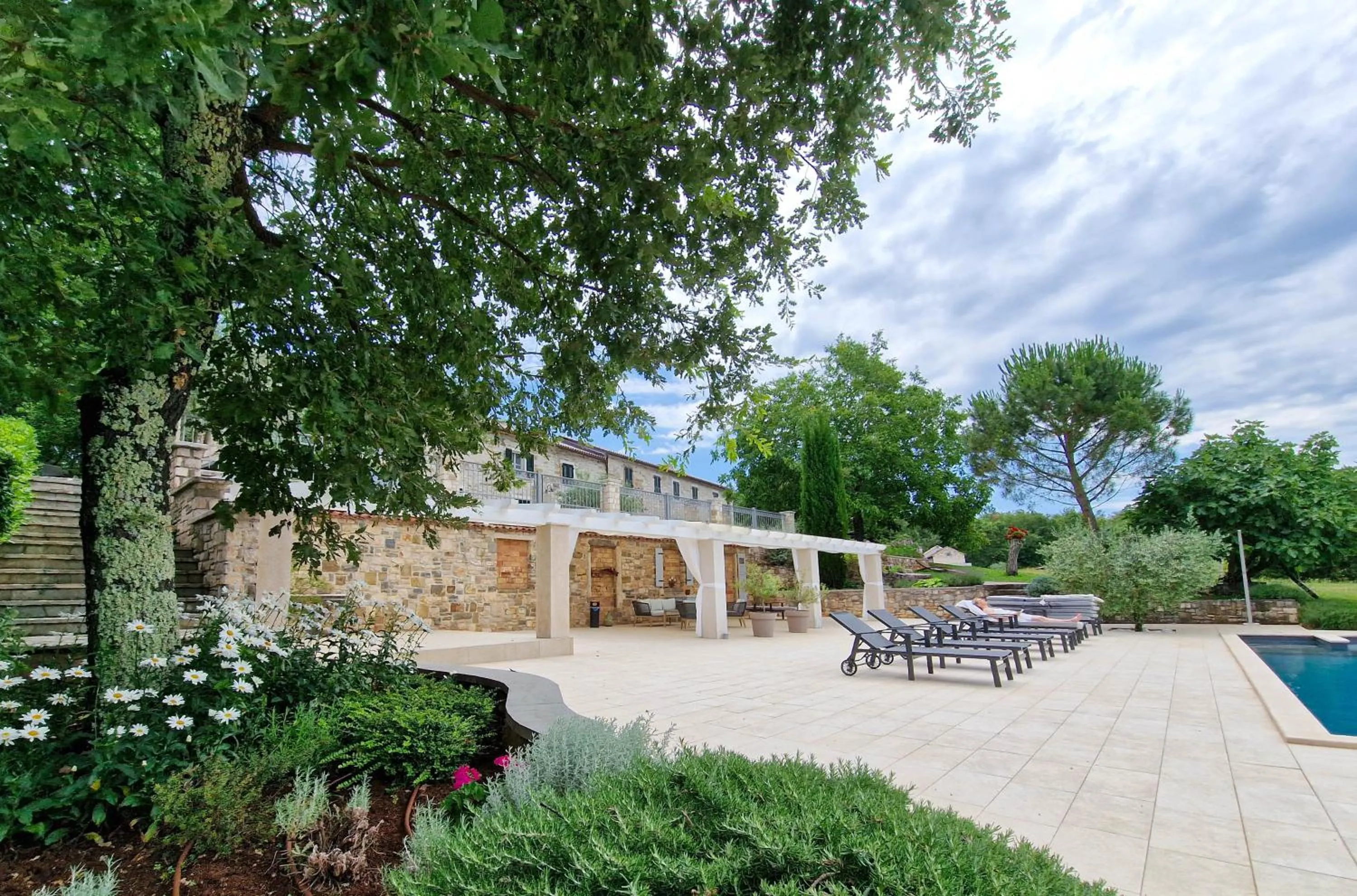 Swimming pool in Rooms Stancija Ruseti