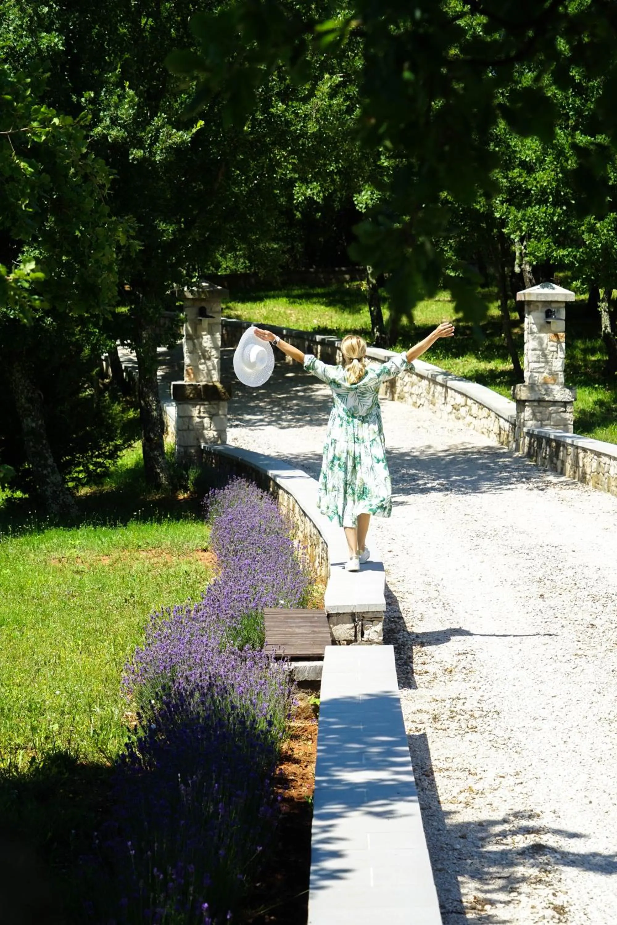 Garden view in Rooms Stancija Ruseti
