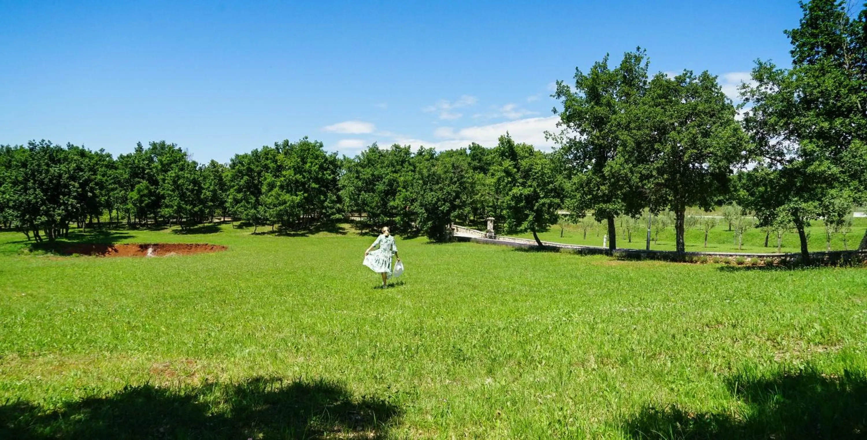 Garden view in Rooms Stancija Ruseti