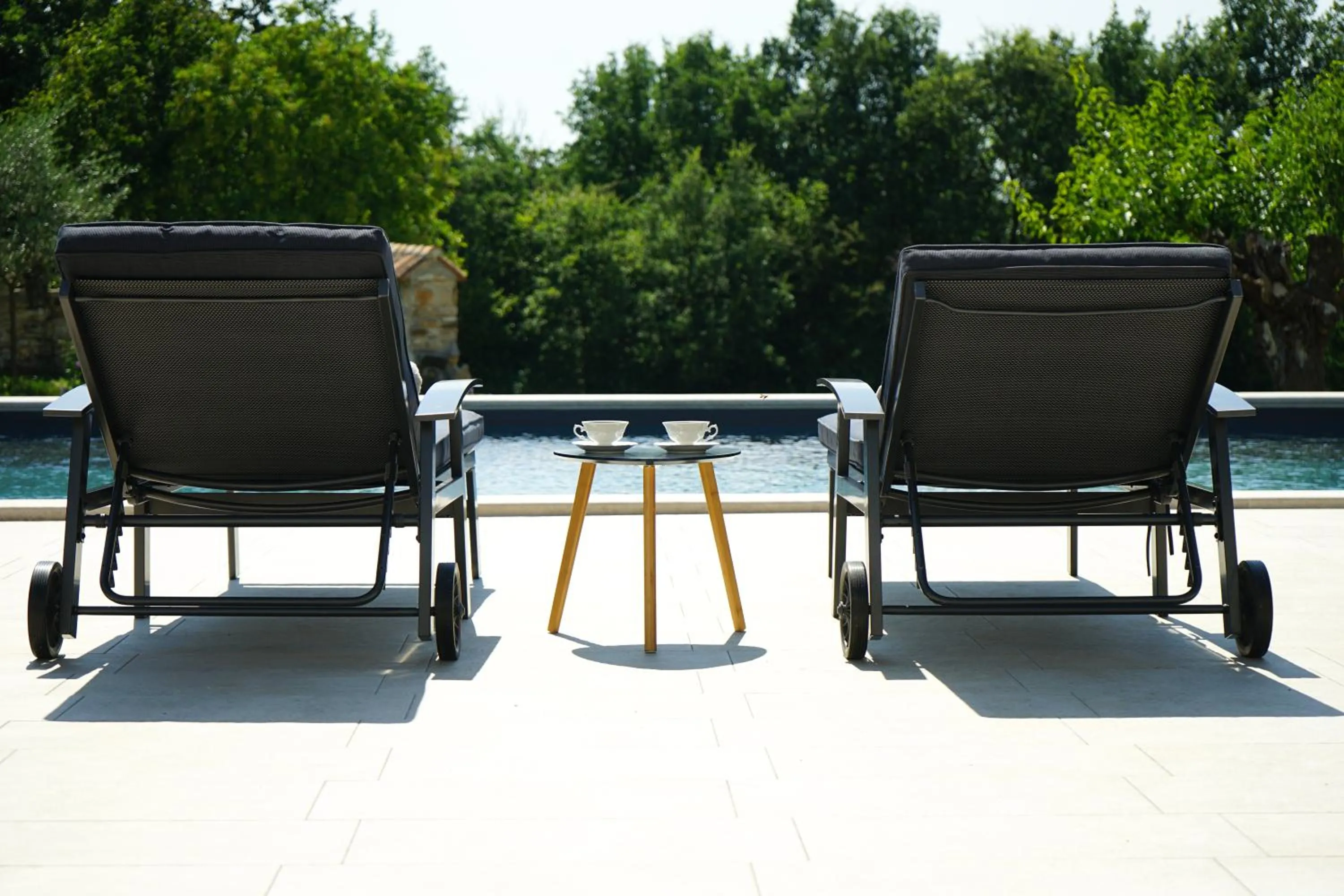 Swimming pool in Rooms Stancija Ruseti