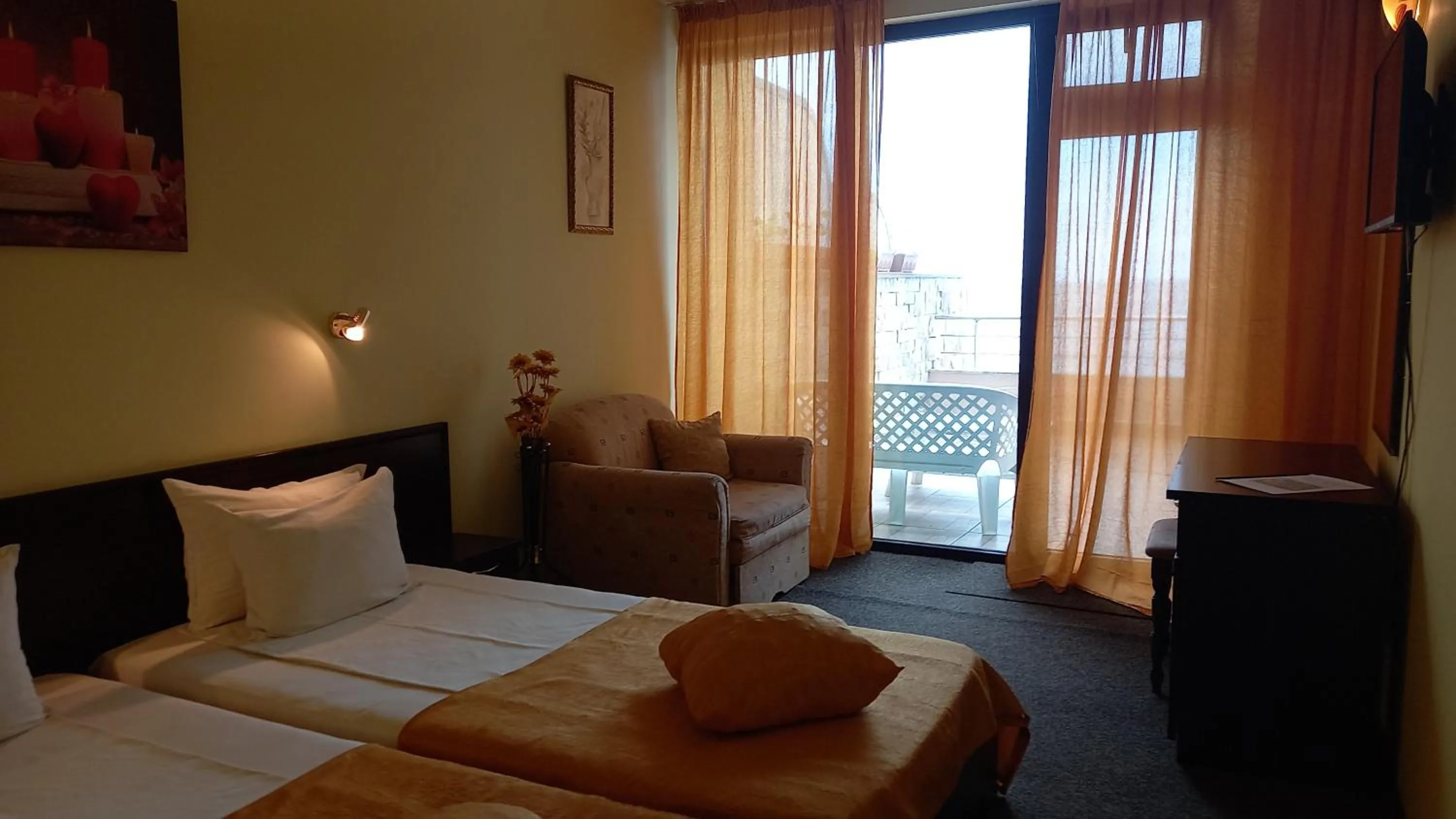 Bed in Hotel Blian