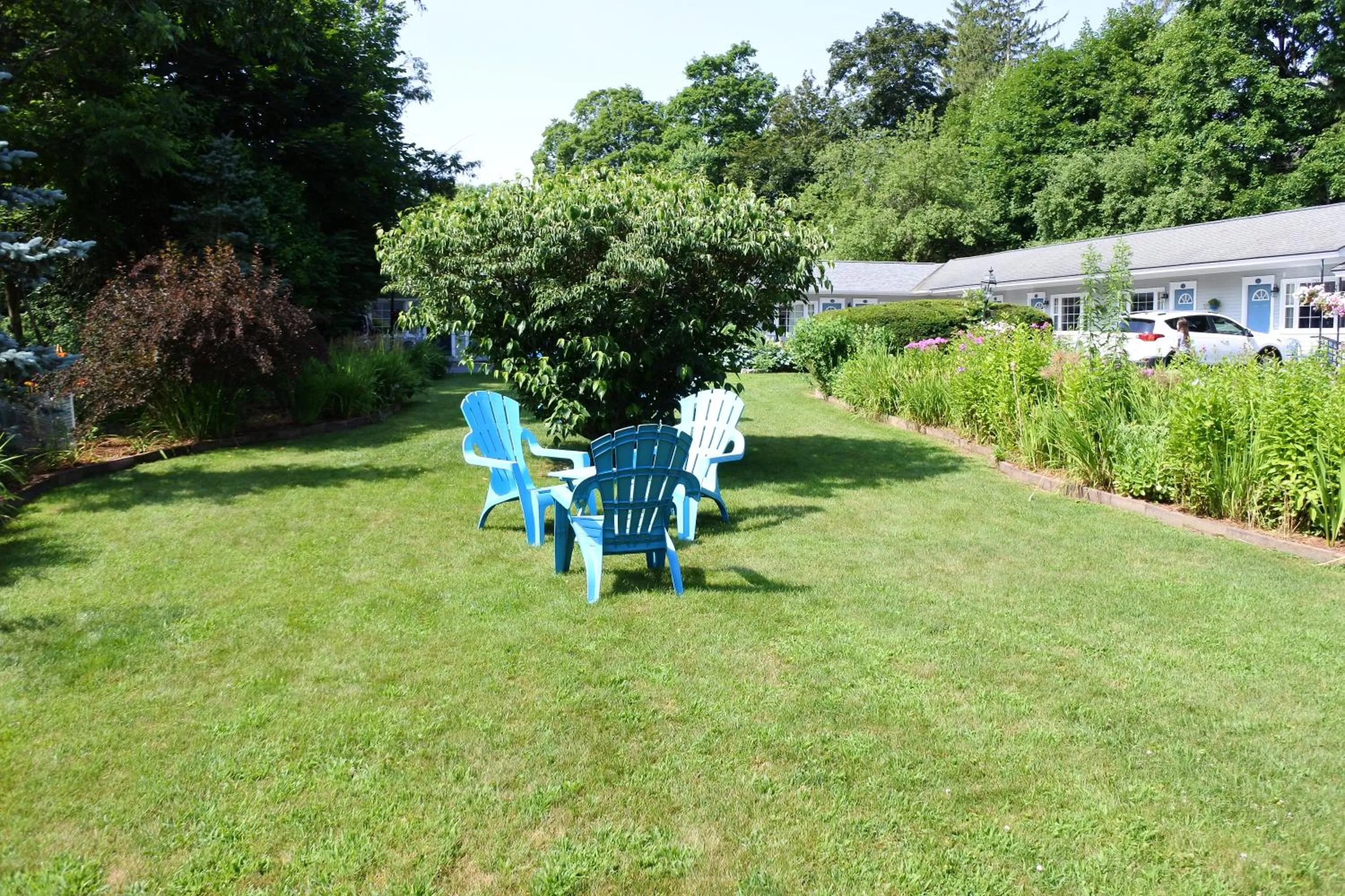 Garden view in Maple Terrace Motel