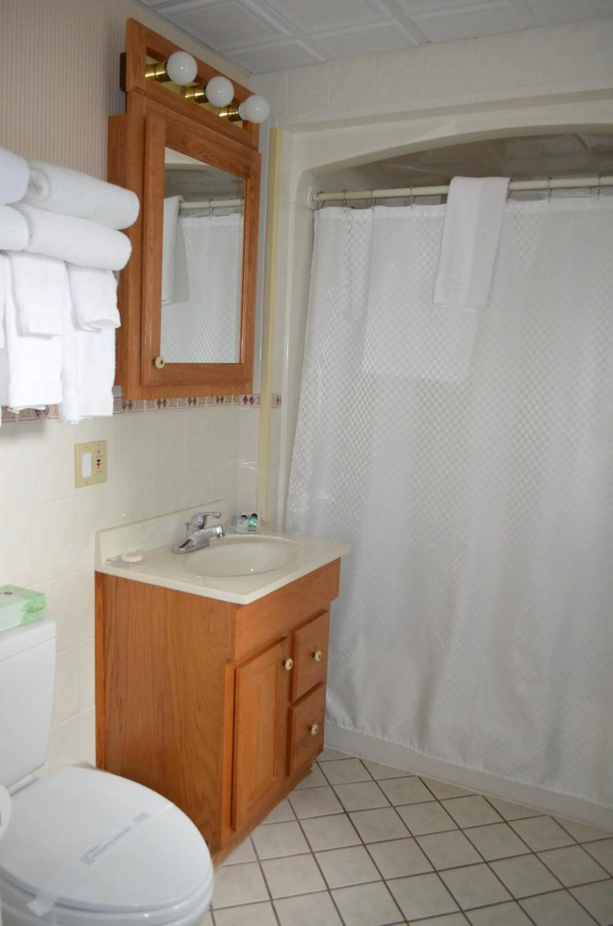 Bathroom in Maple Terrace Motel