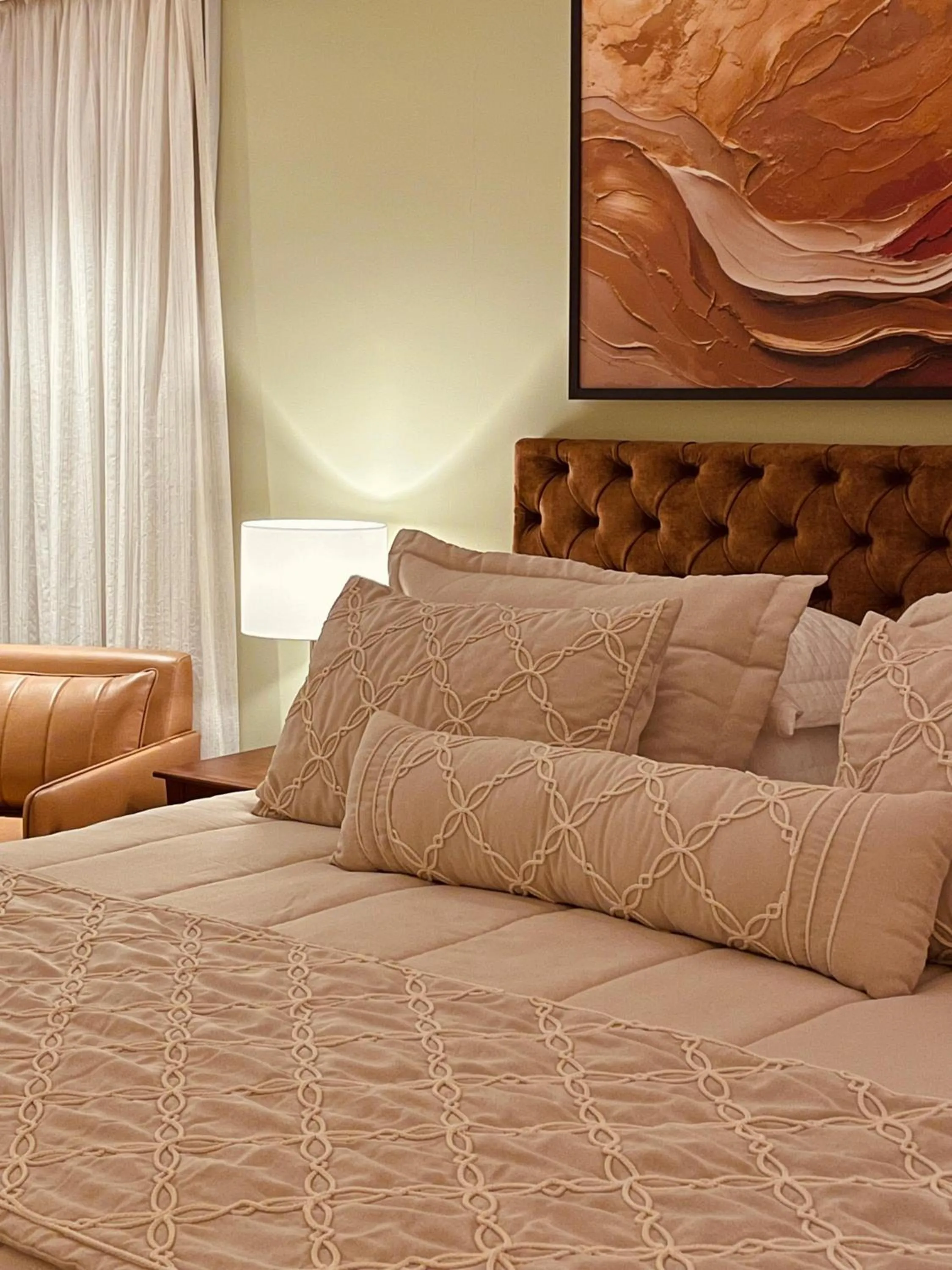 Bed in Pousada Cantinho da Serra