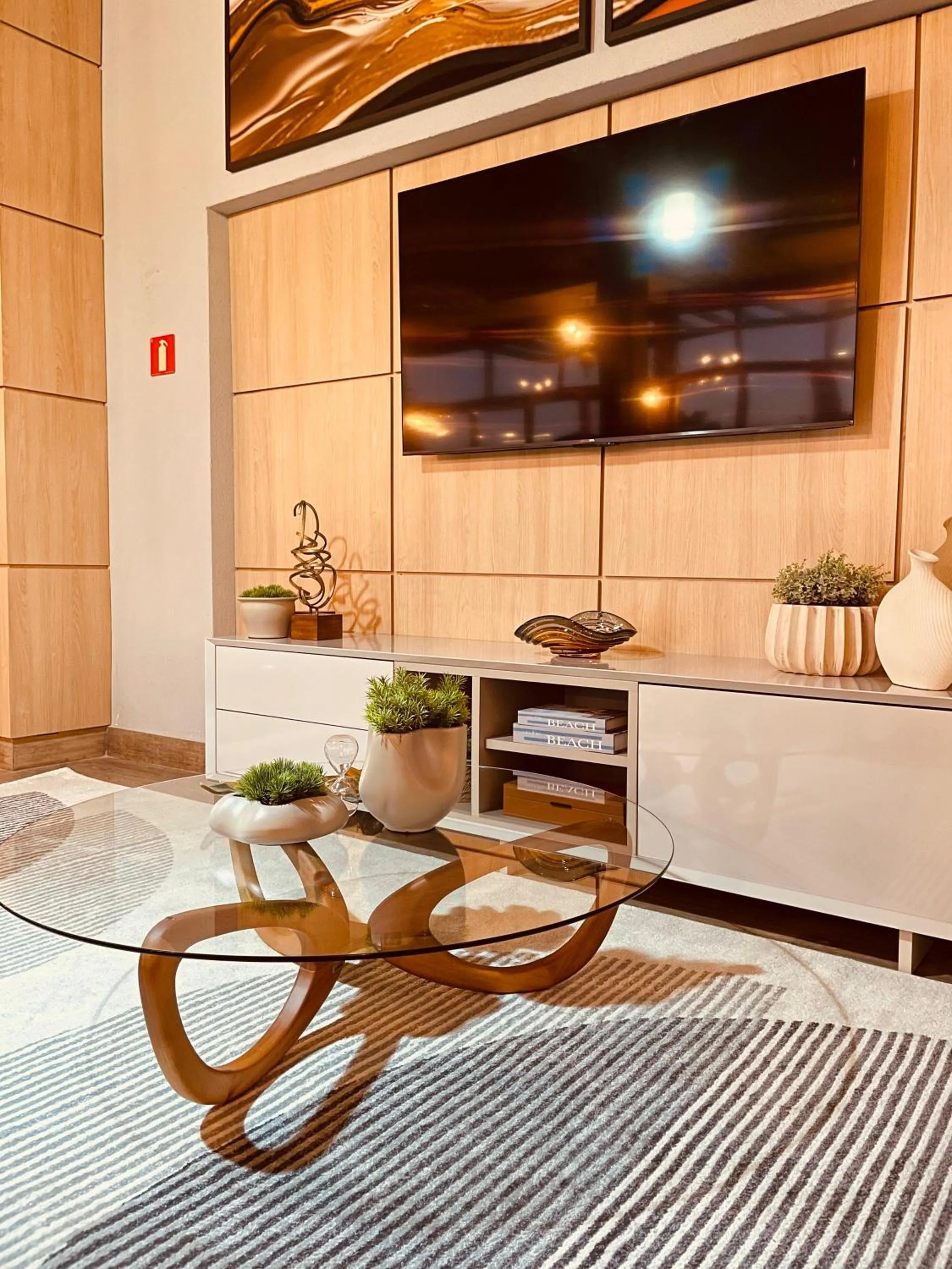 Living room in Pousada Cantinho da Serra
