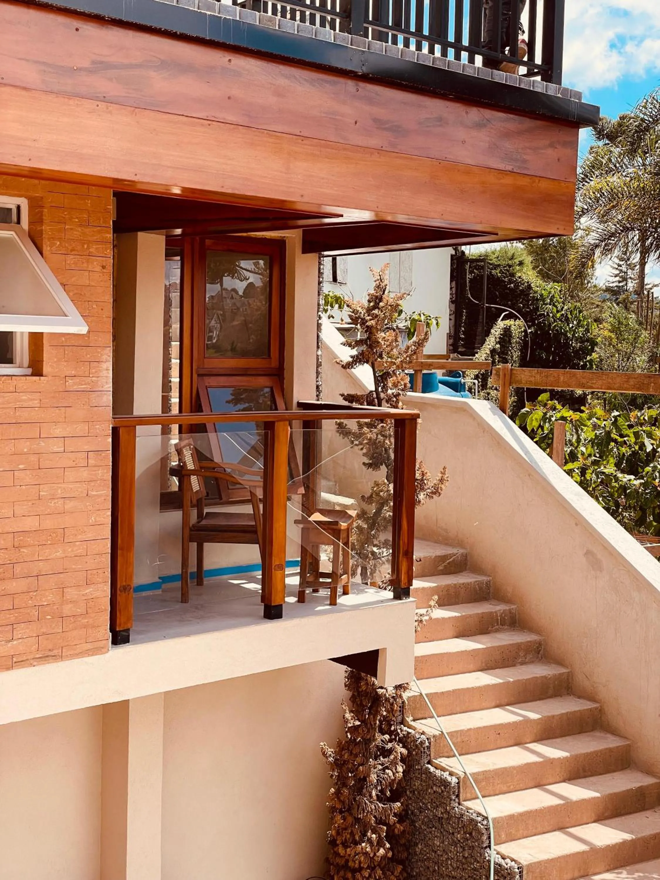 Balcony/Terrace in Pousada Cantinho da Serra