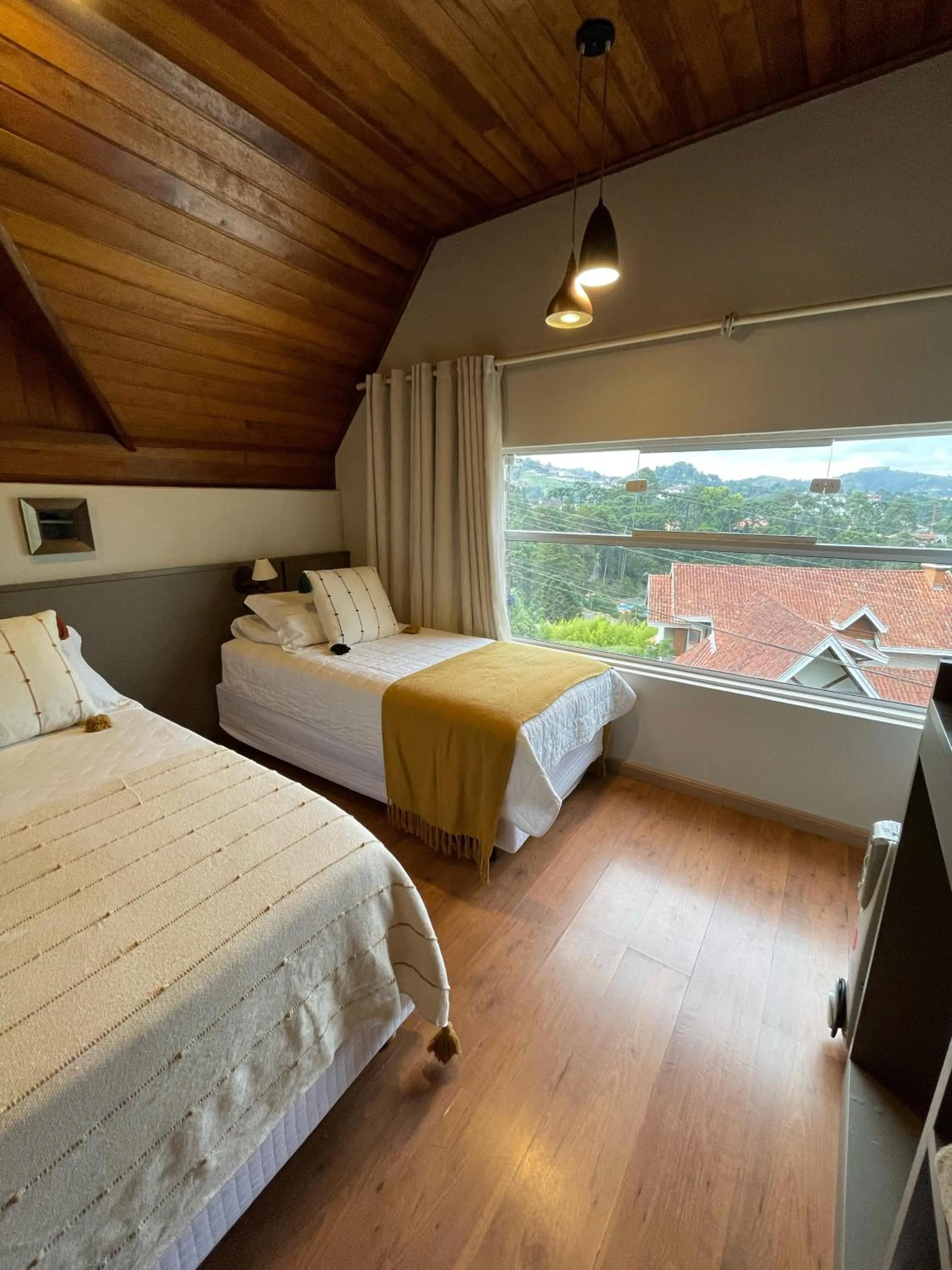 Bed in Pousada Cantinho da Serra