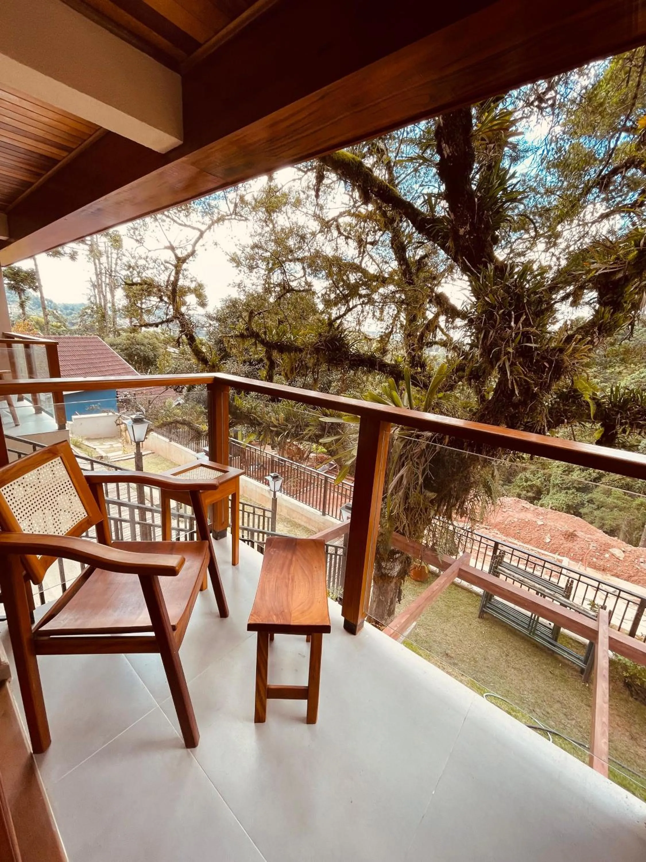 Balcony/Terrace in Pousada Cantinho da Serra