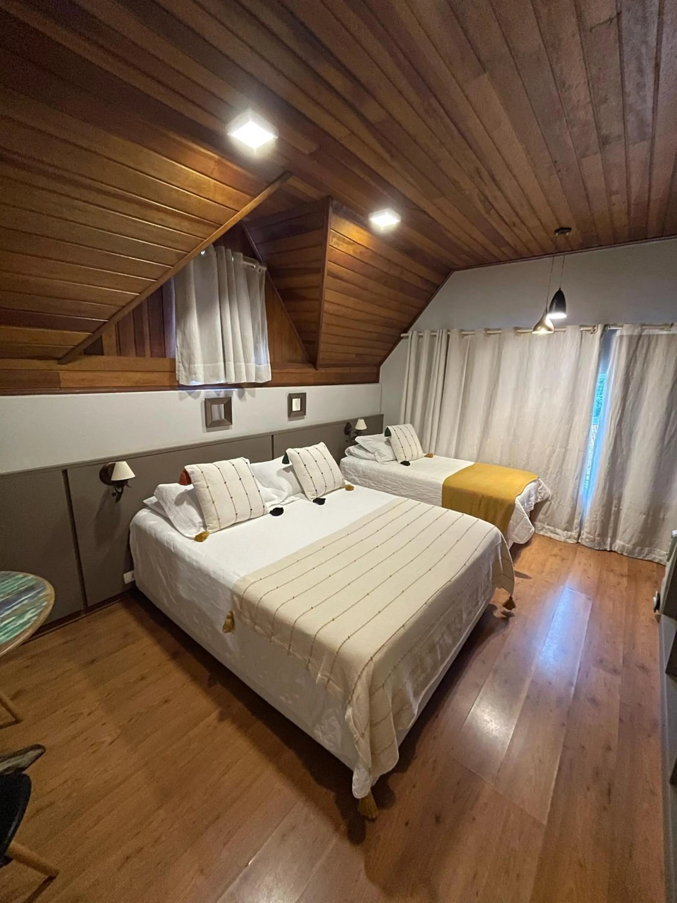 Bed in Pousada Cantinho da Serra