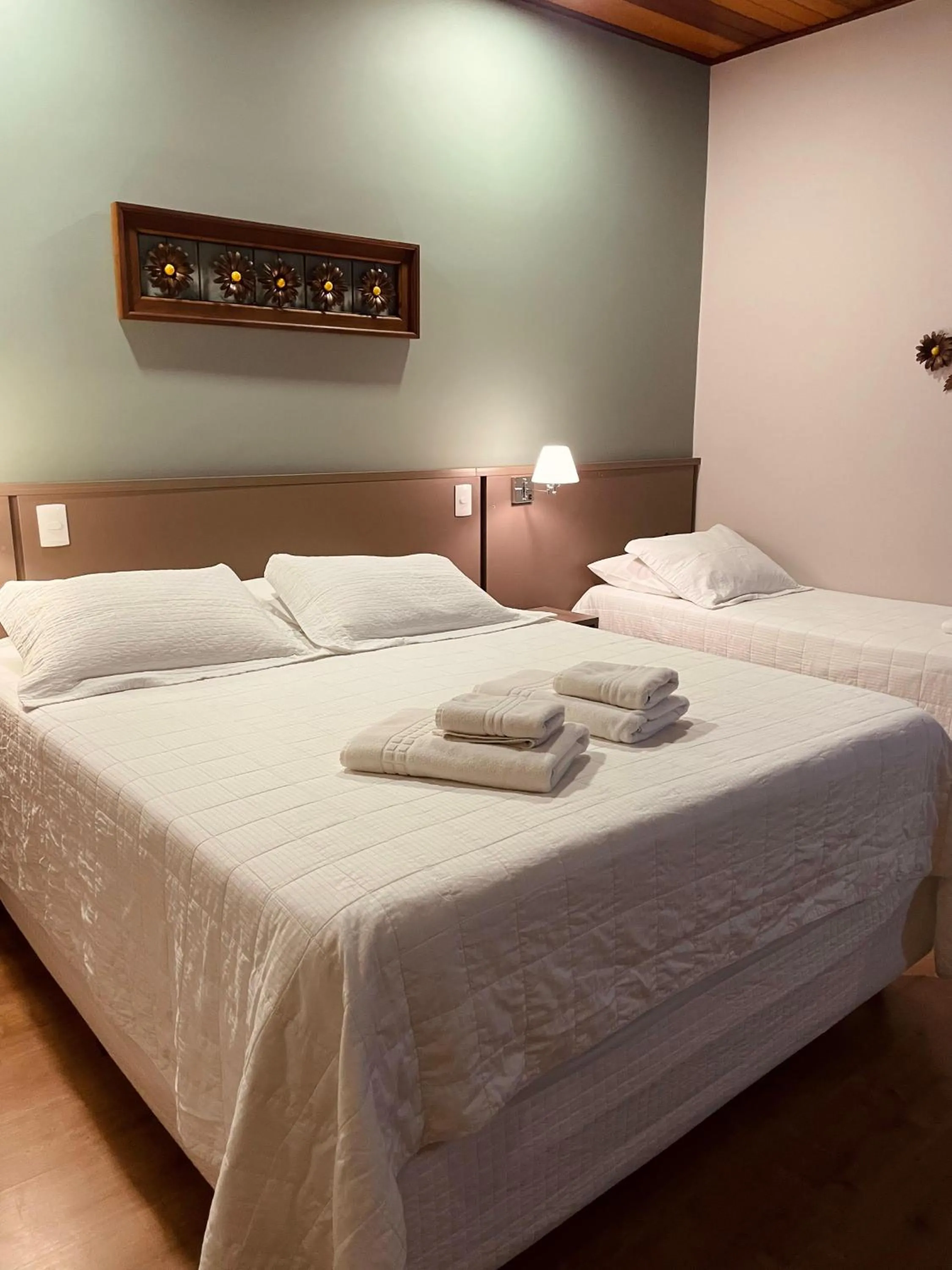 Bed in Pousada Cantinho da Serra
