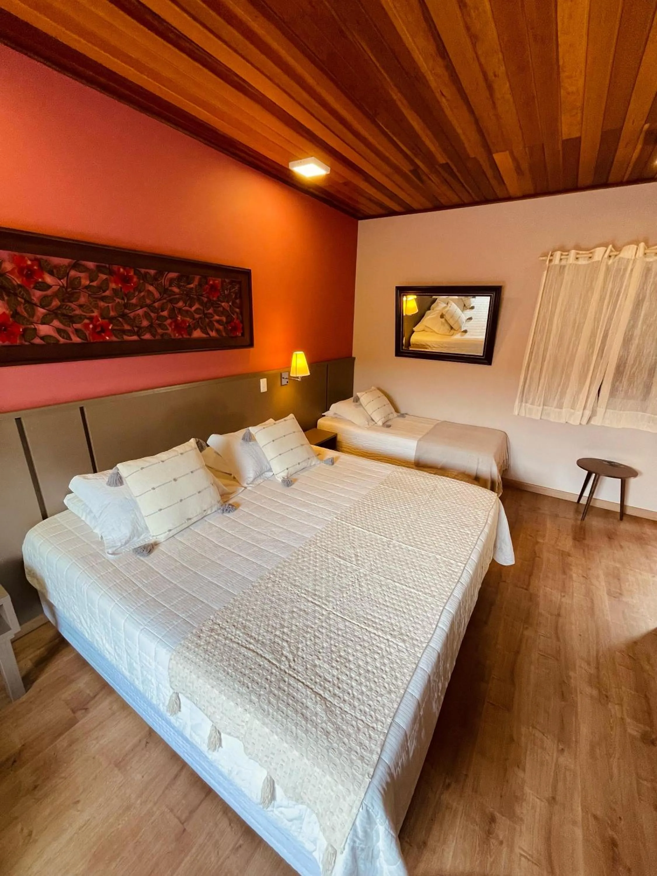 Bed in Pousada Cantinho da Serra