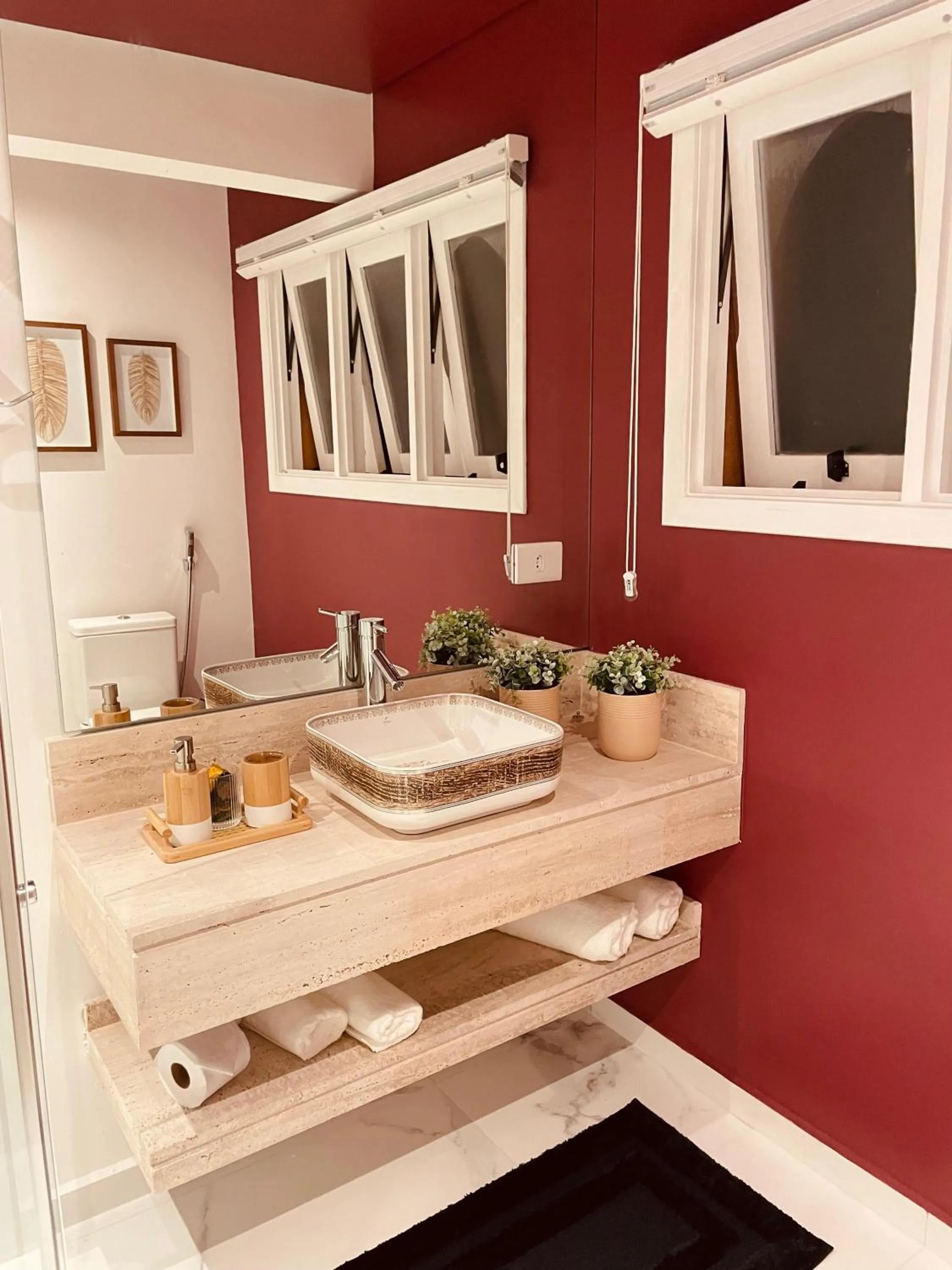 Bathroom in Pousada Cantinho da Serra