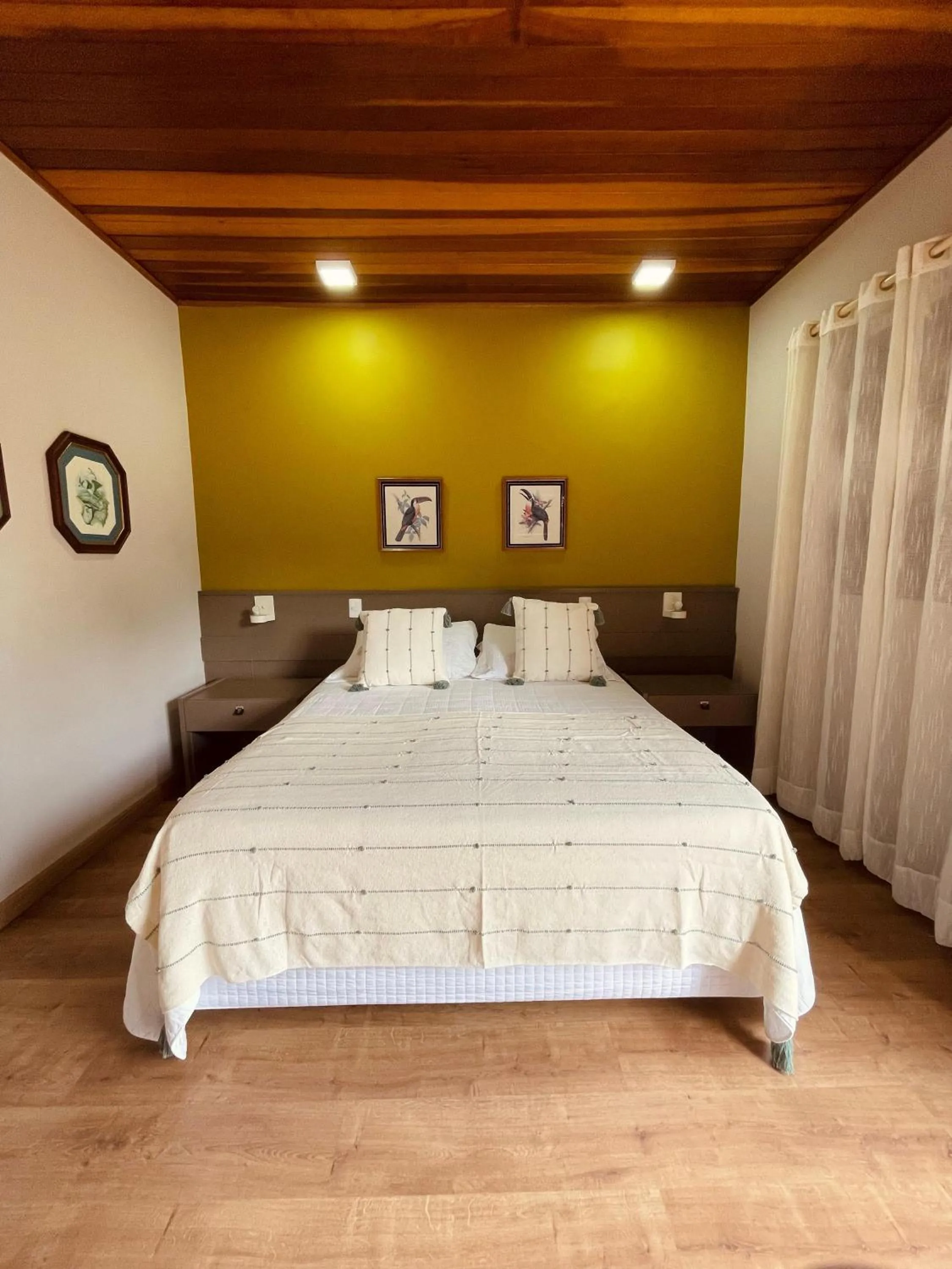 Bed in Pousada Cantinho da Serra