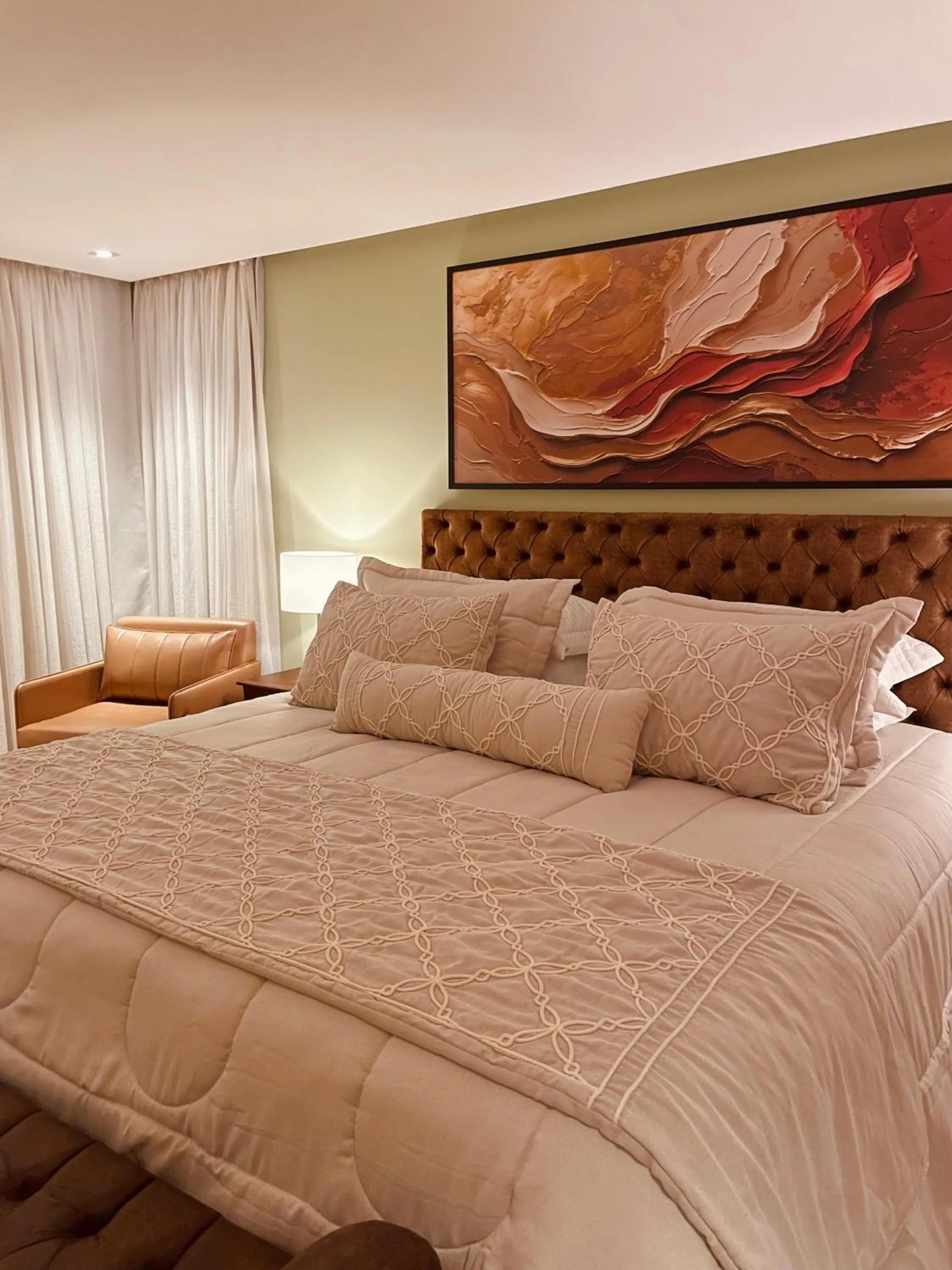 Bed in Pousada Cantinho da Serra