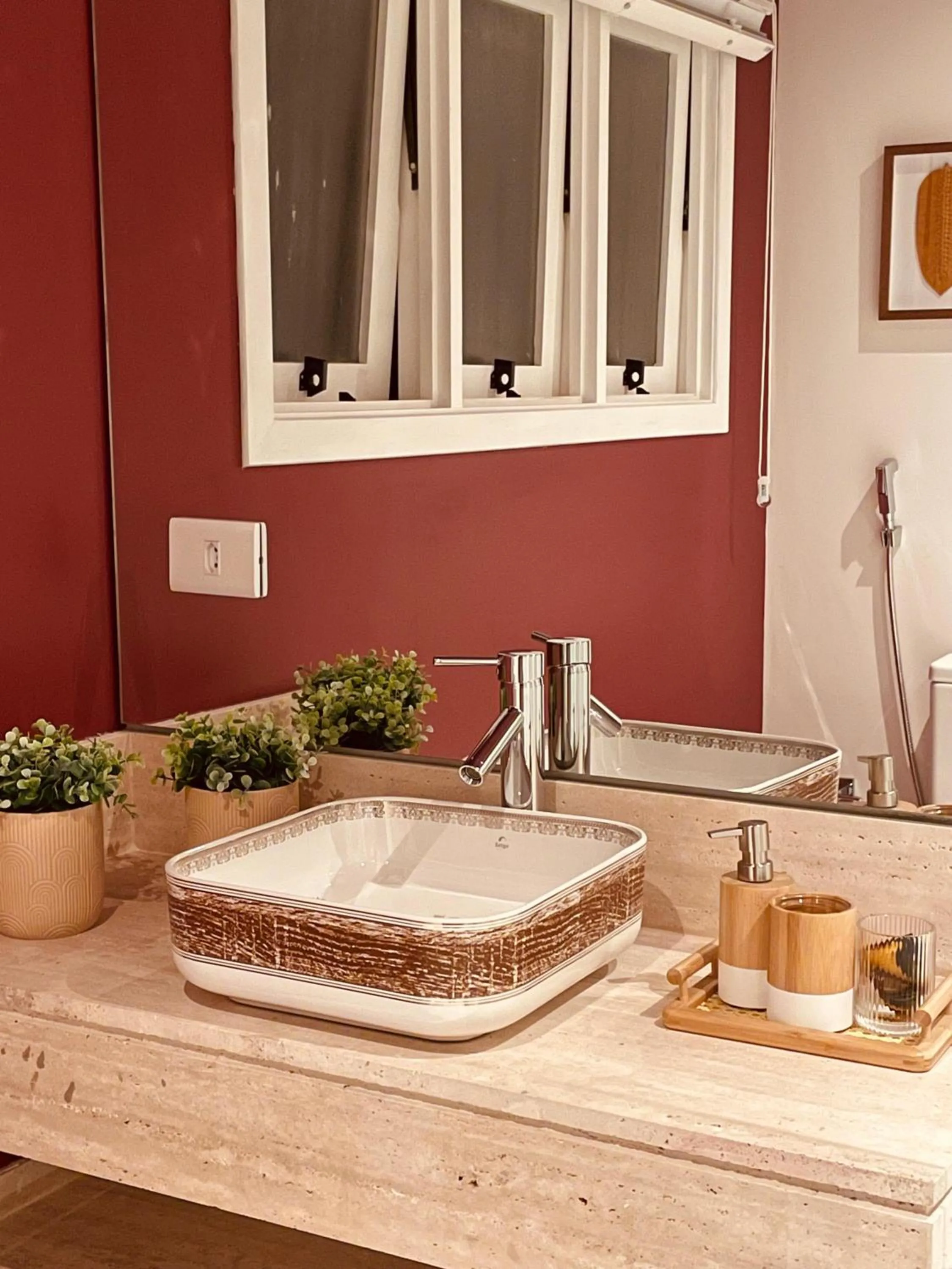 Bathroom in Pousada Cantinho da Serra