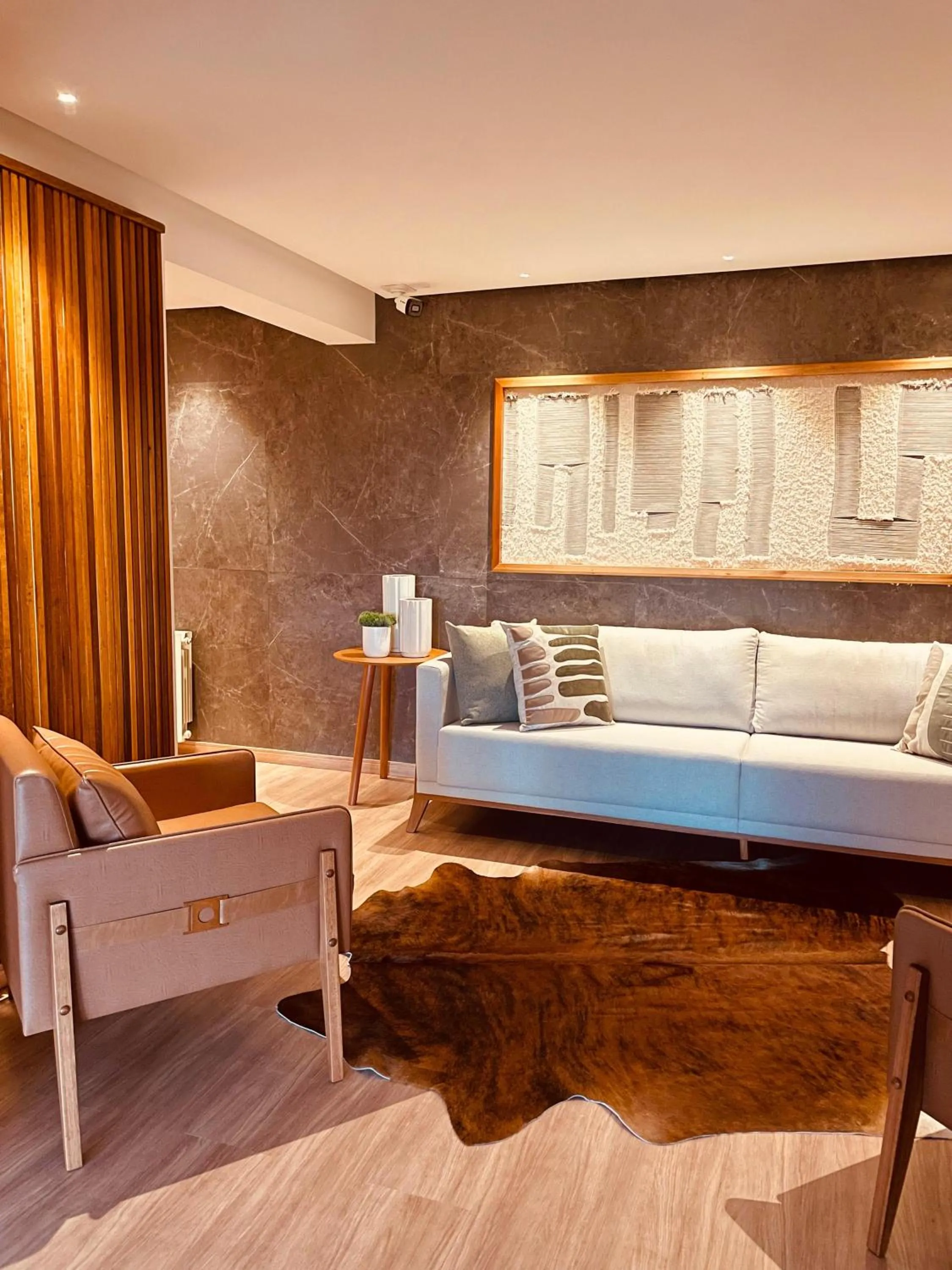 Living room in Pousada Cantinho da Serra