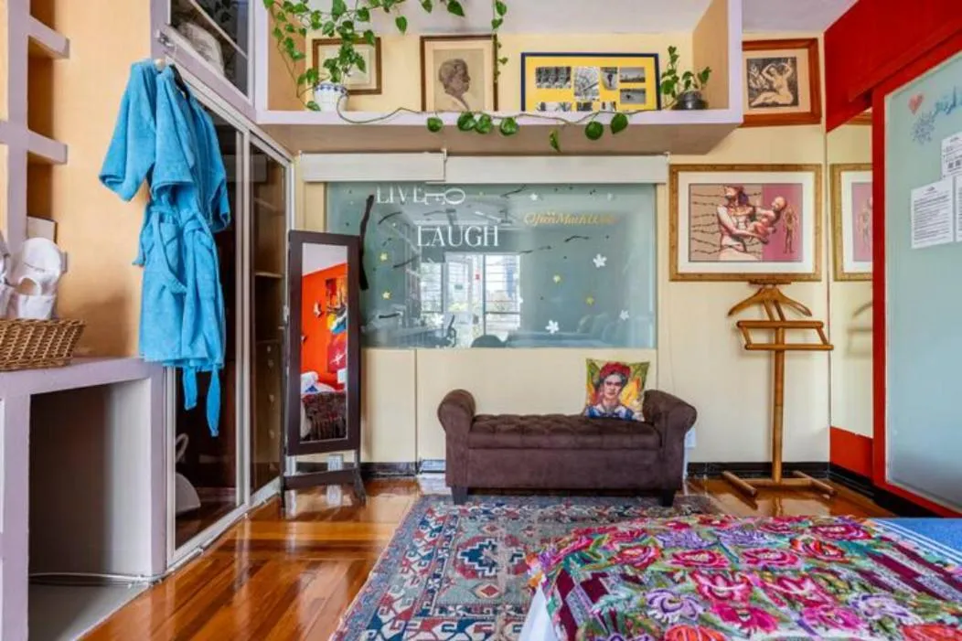 Bed in Casa Itzae B&B Polanquito Dog Friendly
