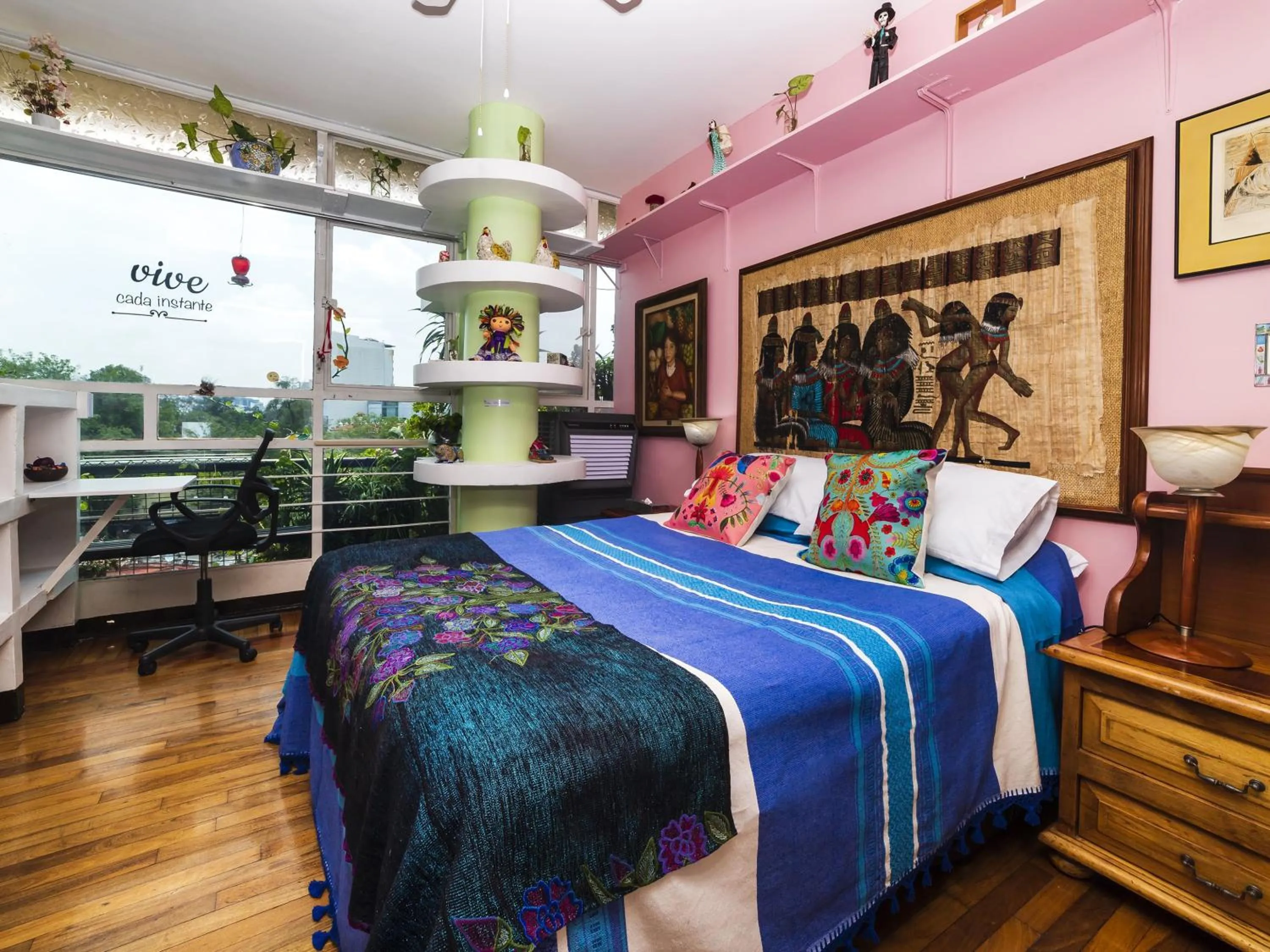 Bed in Casa Itzae B&B Polanquito Dog Friendly