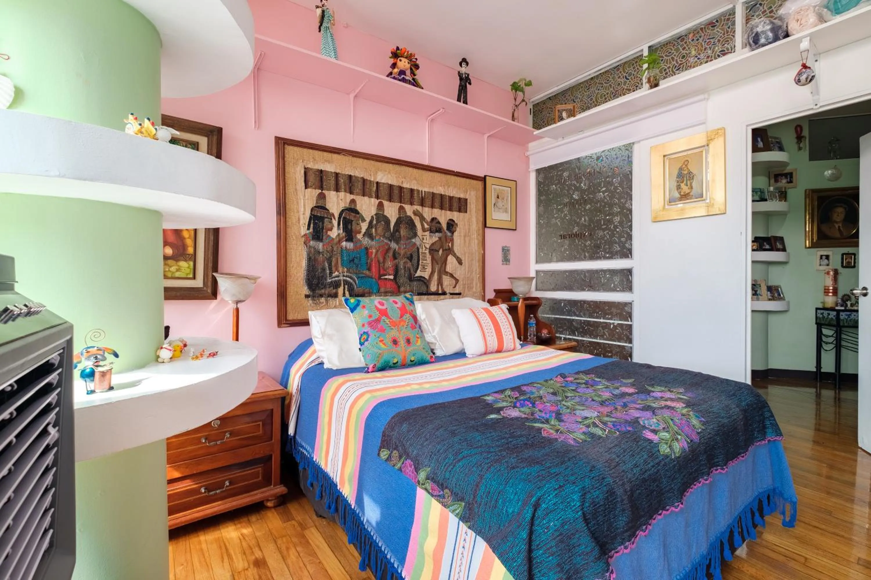 Bed in Casa Itzae B&B Polanquito Dog Friendly