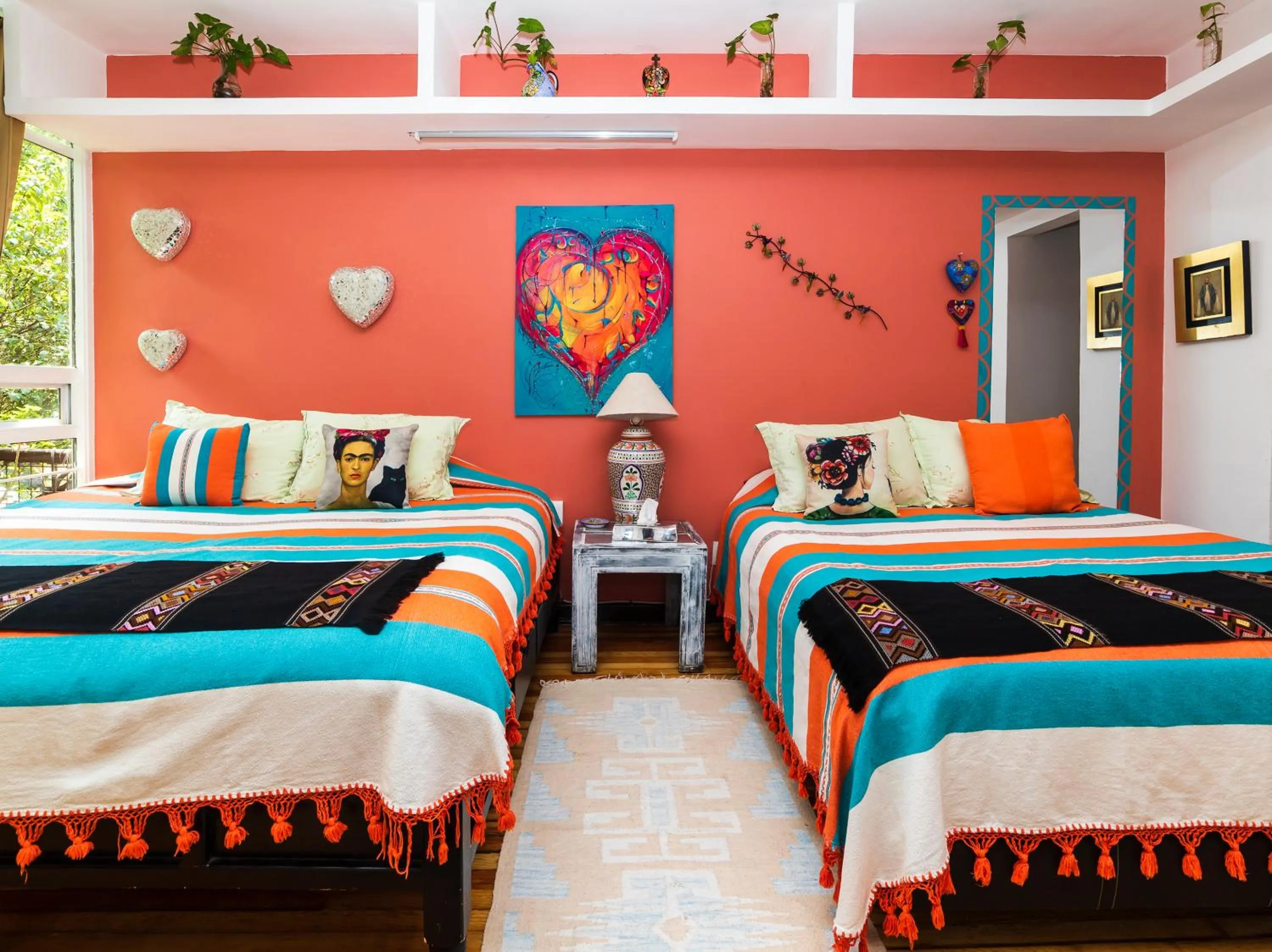 Bed in Casa Itzae B&B Polanquito Dog Friendly