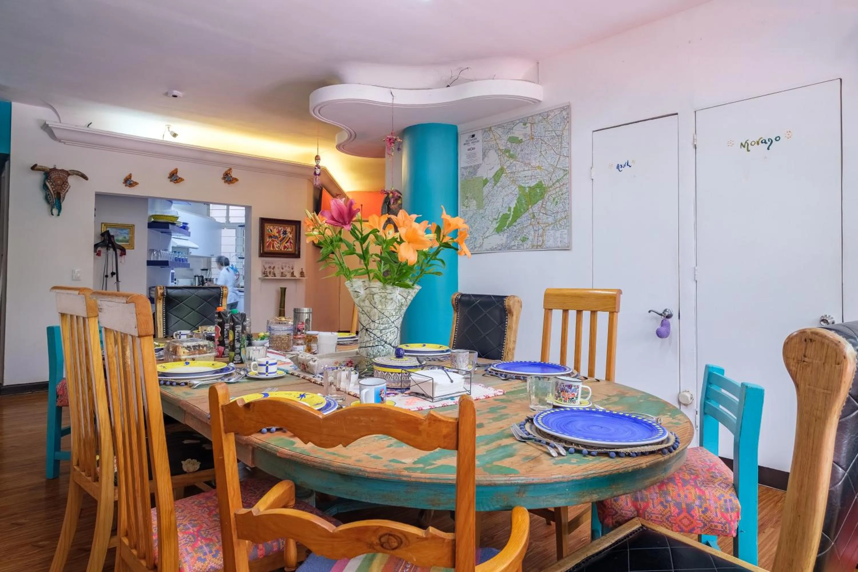 Seating area in Casa Itzae B&B Polanquito Dog Friendly