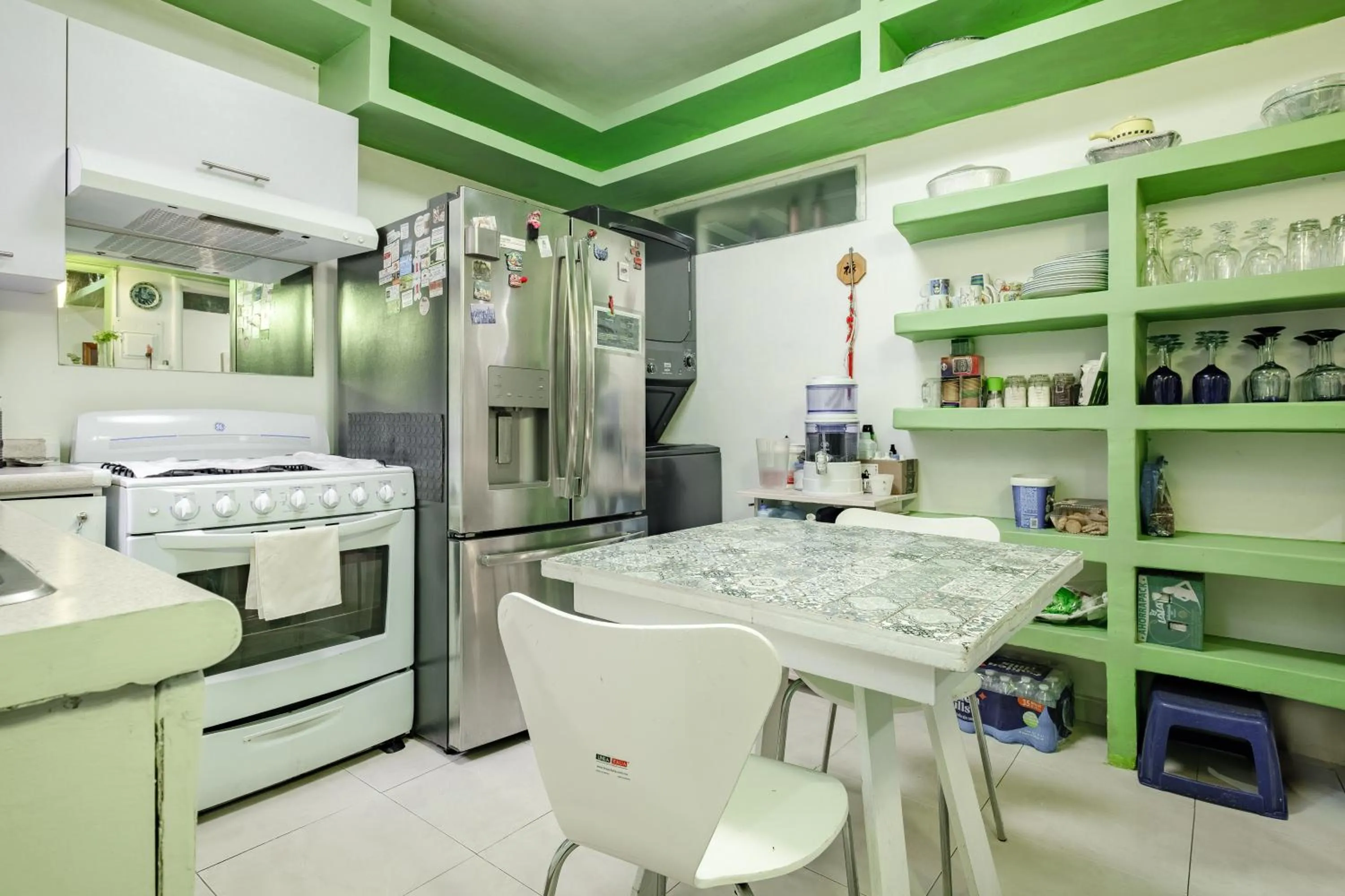 Kitchen or kitchenette in Casa Itzae B&B Polanquito Dog Friendly