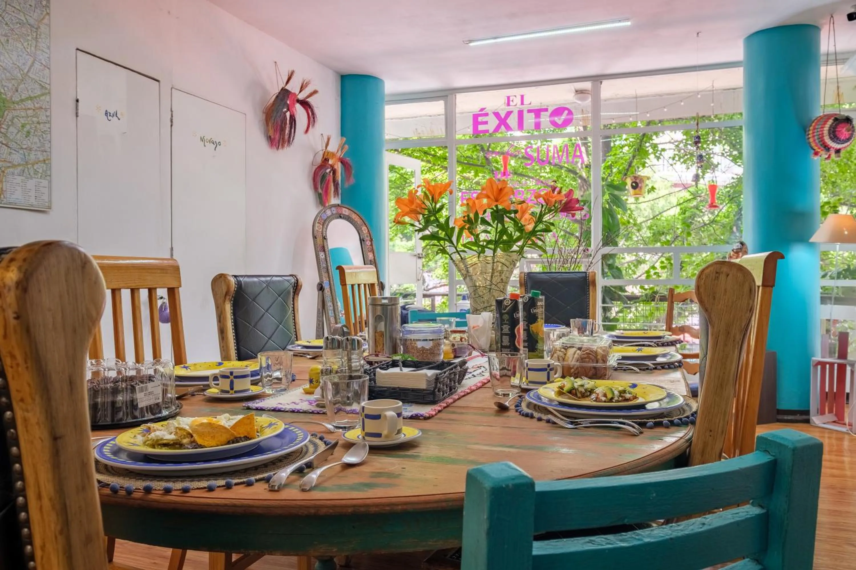 Kitchen or kitchenette in Casa Itzae B&B Polanquito Dog Friendly