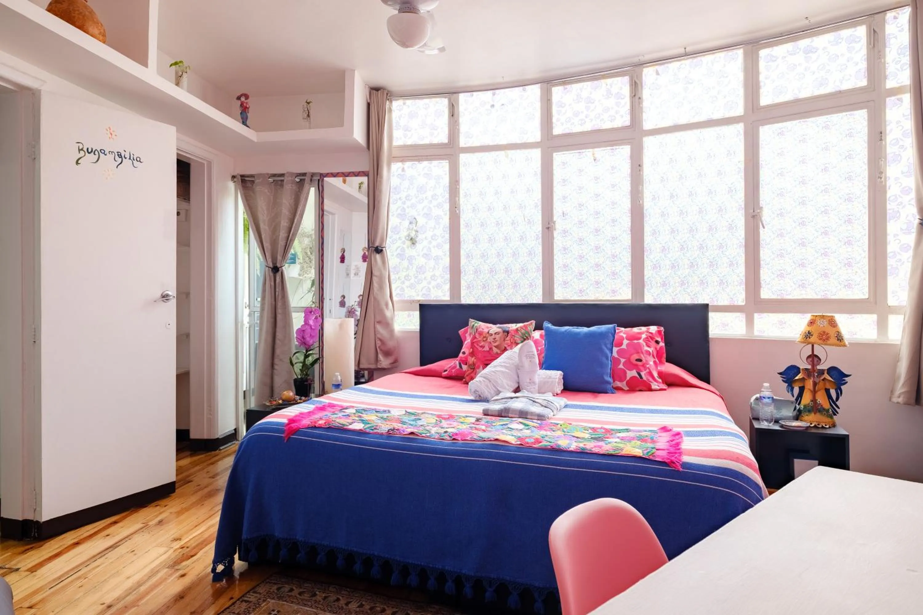 Bed in Casa Itzae B&B Polanquito Dog Friendly
