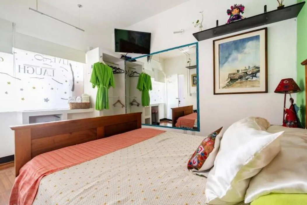 Bed in Casa Itzae B&B Polanquito Dog Friendly
