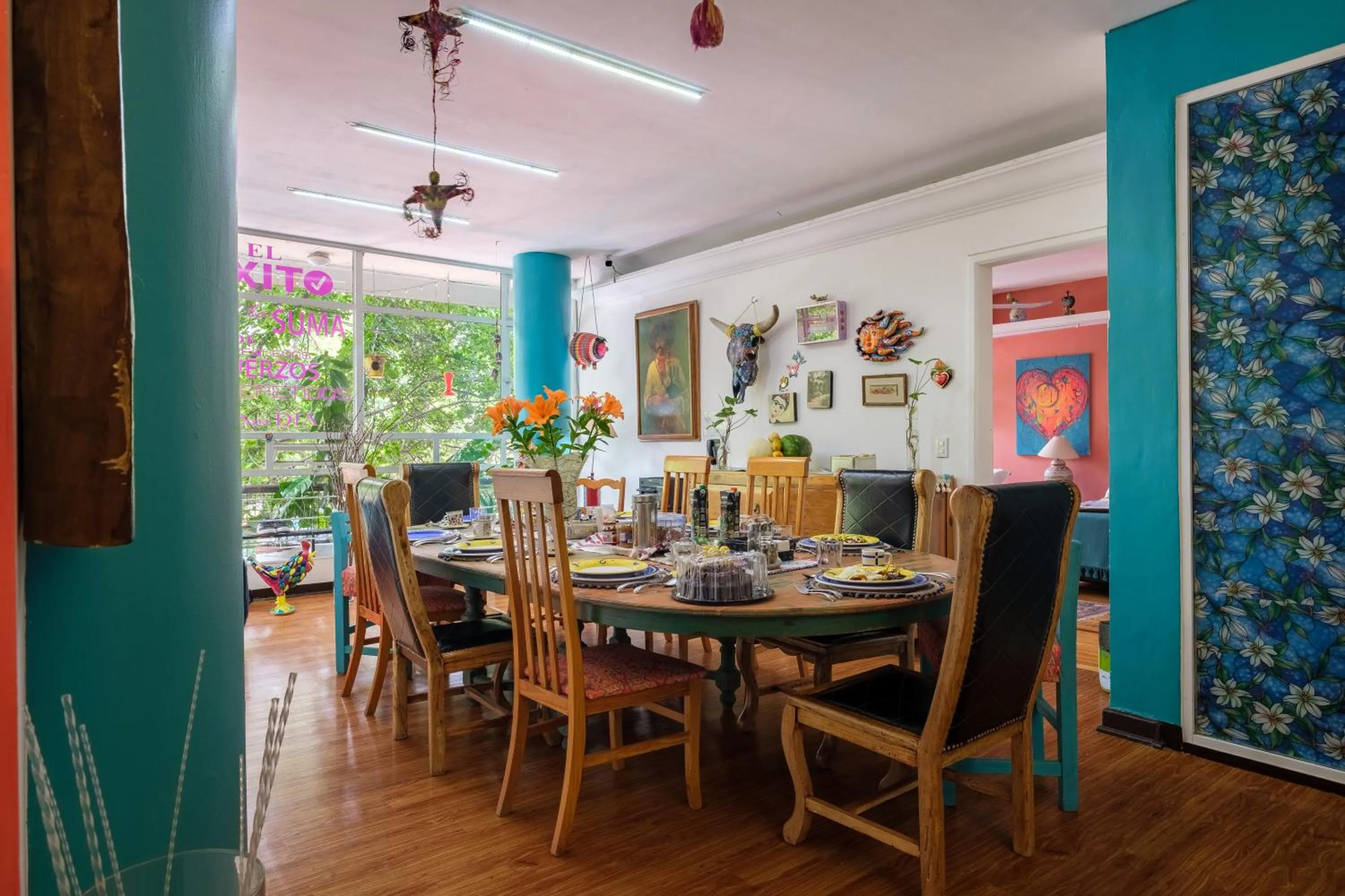 Kitchen or kitchenette in Casa Itzae B&B Polanquito Dog Friendly